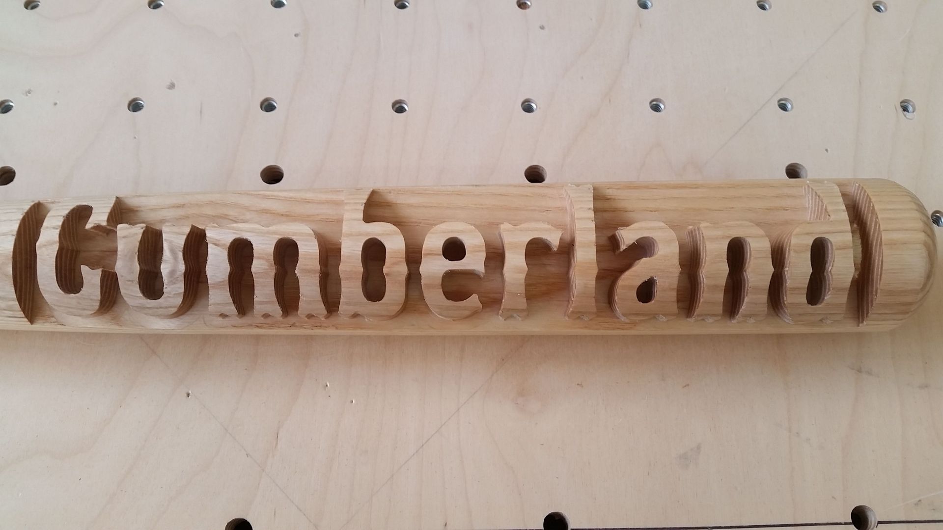 Carved Personalized Baseball Bat