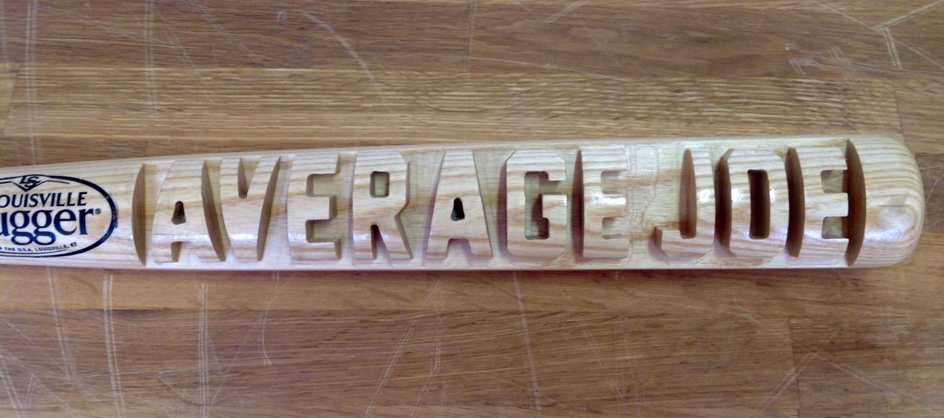 Carved Personalized Baseball Bat 4