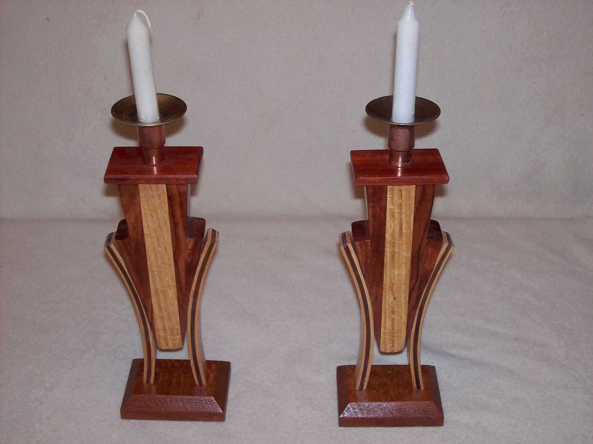 Wood Candle Holder 2
