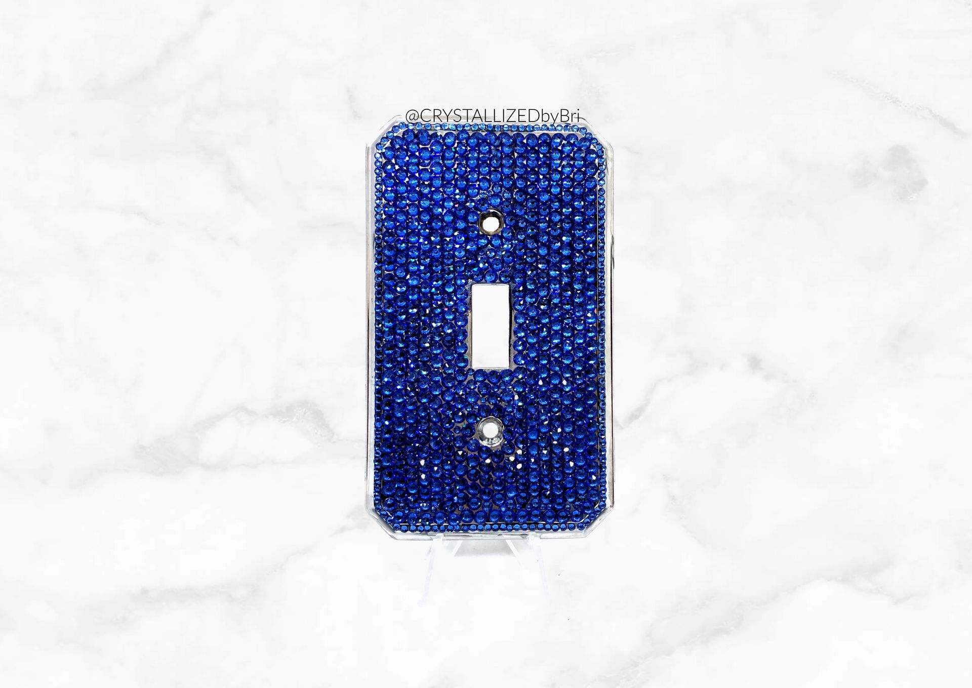 Custom Crystallized Wall Light Switch Plate Bling European Crystals Bedazzled 2