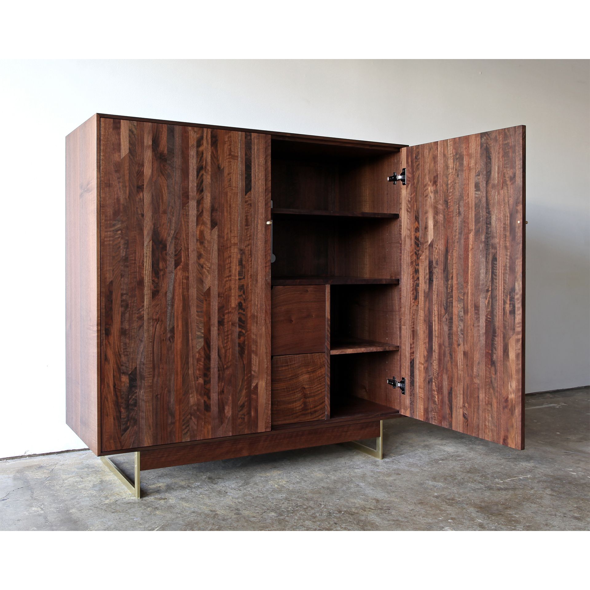 Patterned Modern Media / Bar Cabinet 6