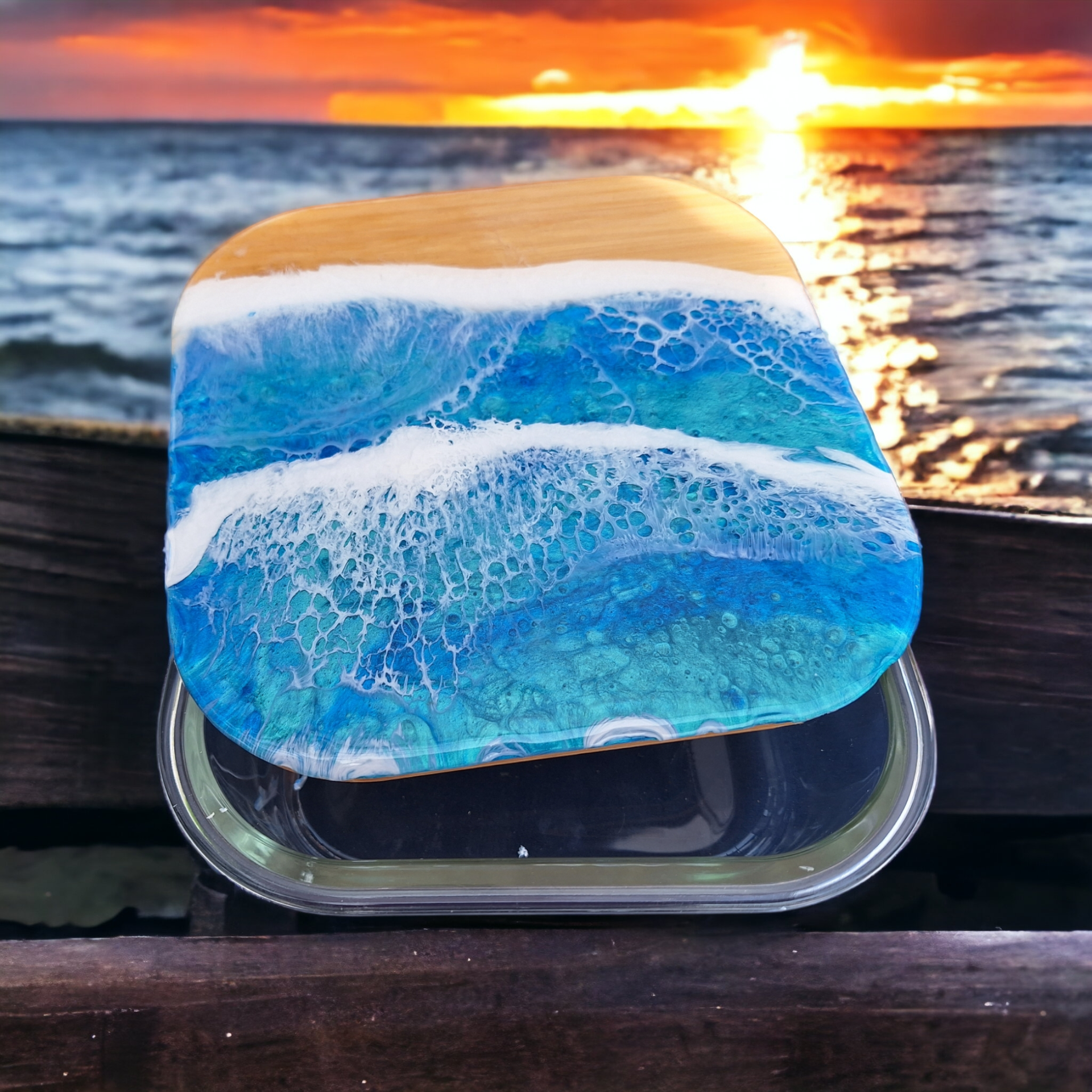 Ocean Wave Serving Dish 3