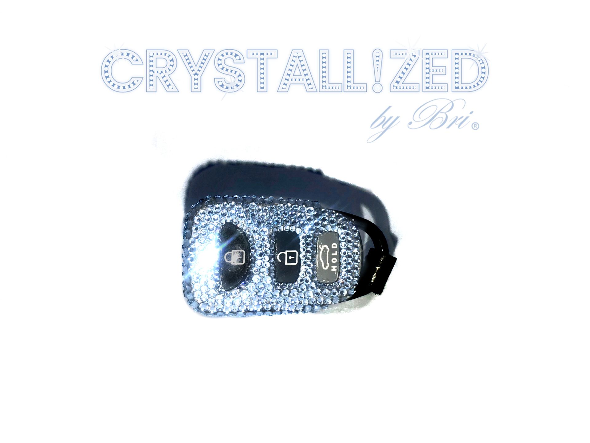 Crystallized Car Key Bling Bedazzled Genuine European Crystals Lexus Vw Mercedes Bmw 3