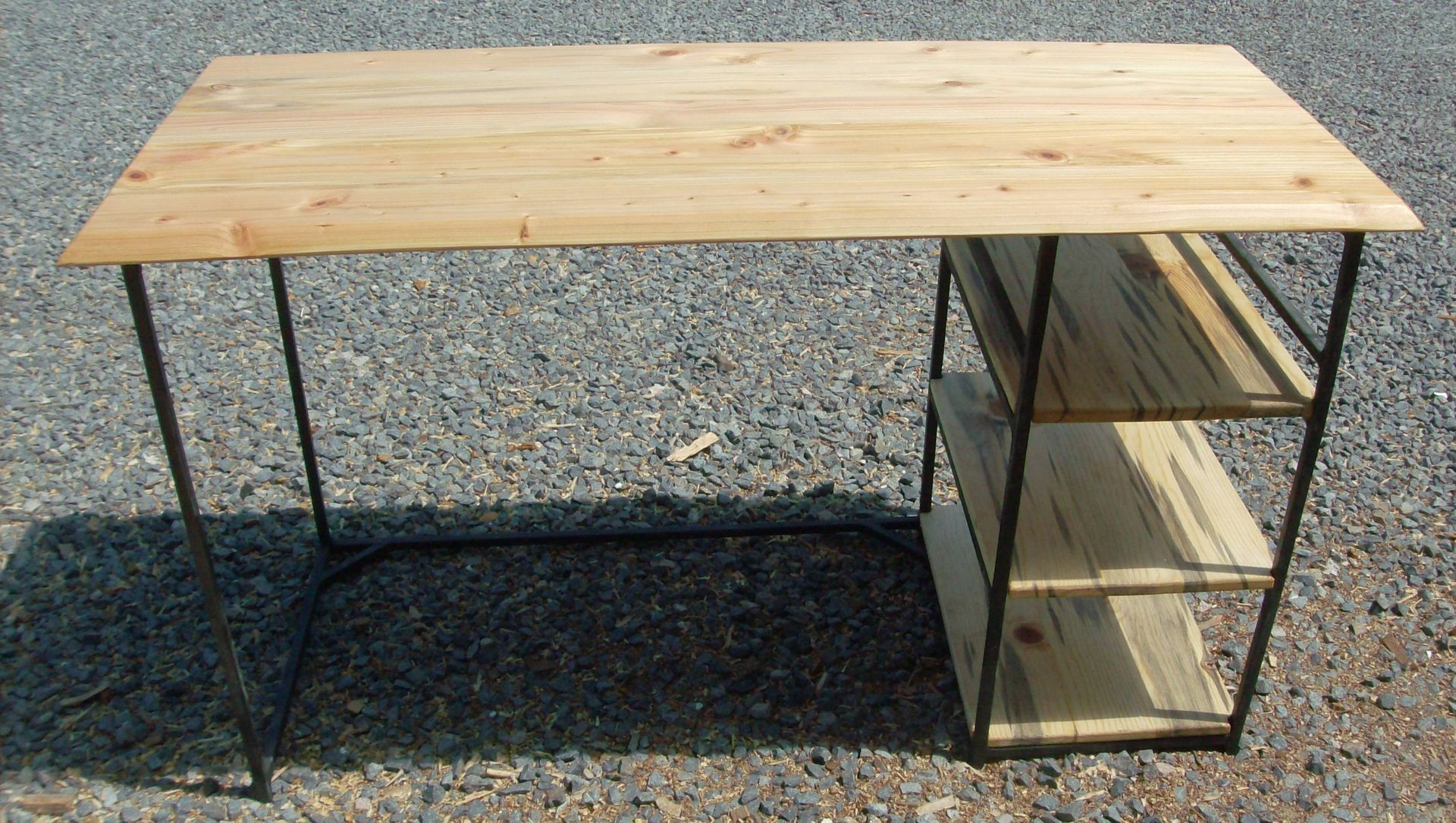 Industrial Style Computer Desk 6 