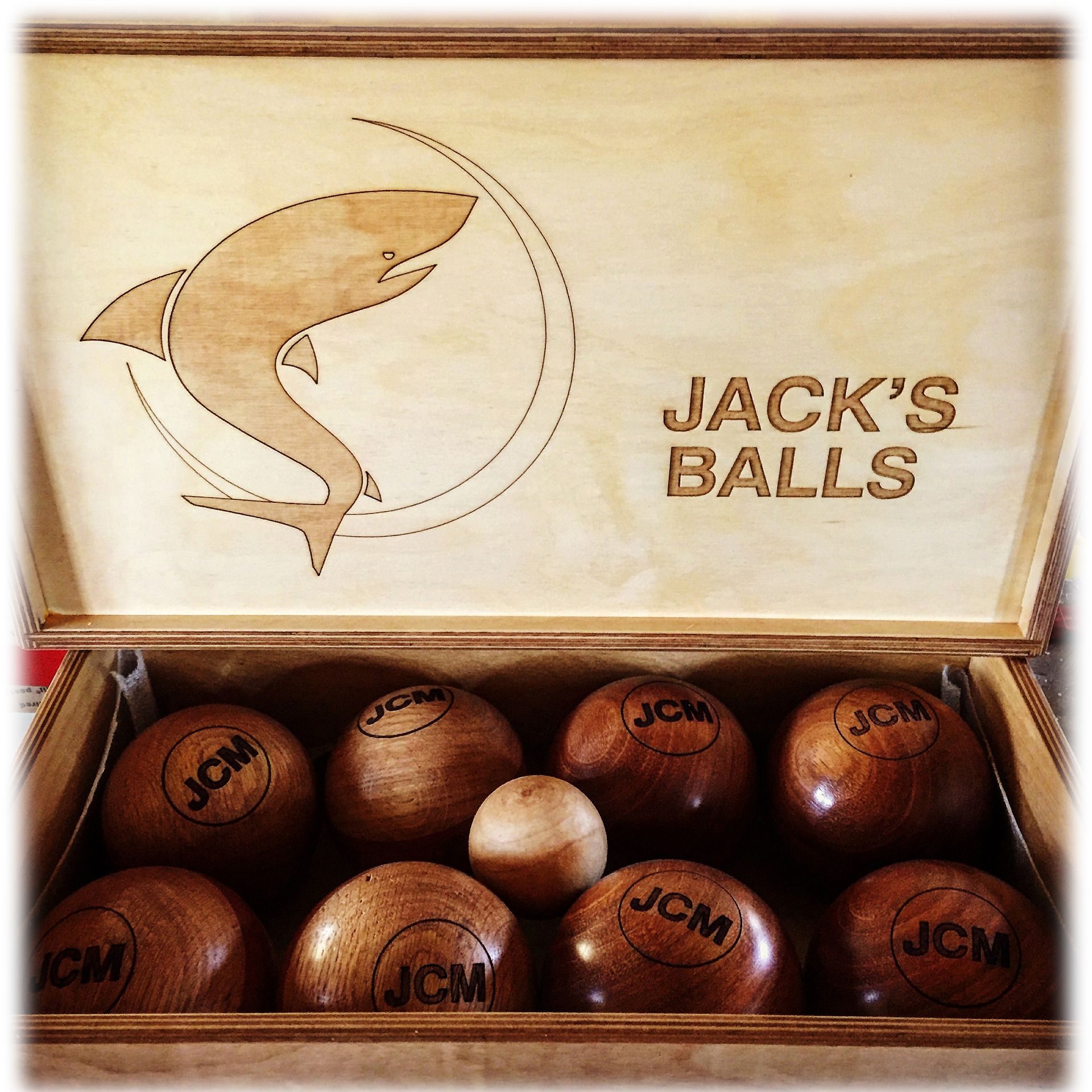 Bocce Sets With Contrasting Woods 5 