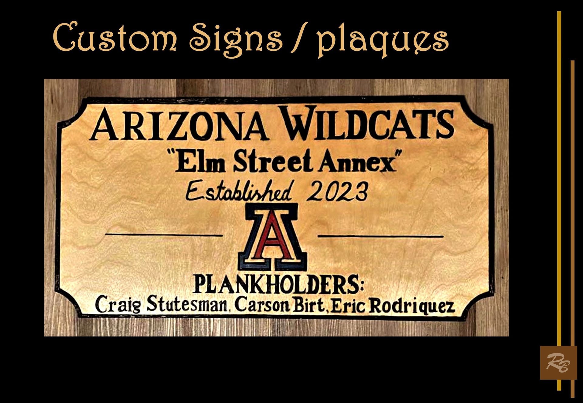 Custom, Plaques, Wood Plaques, Sports plaques, reward plaques, recognition plaques 2