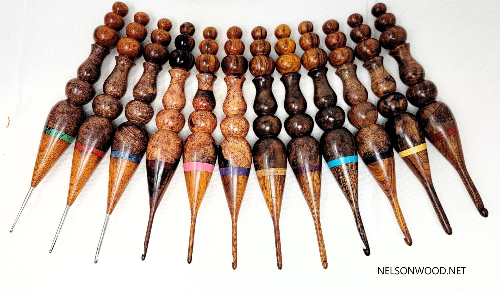 Crochet Hooks Made From Exotic And Domestic Woods 5 