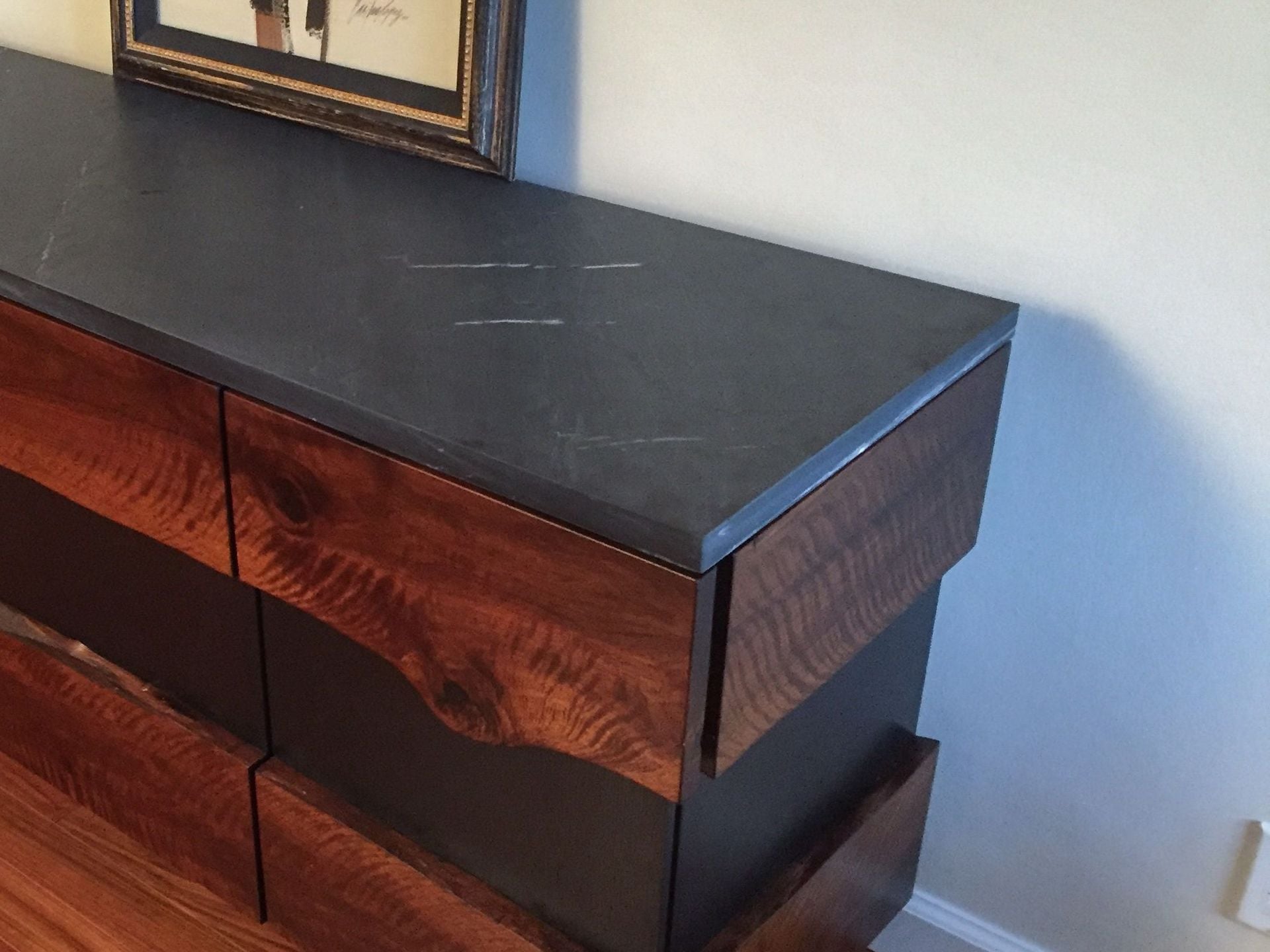 Figured French Walnut Credenza 3