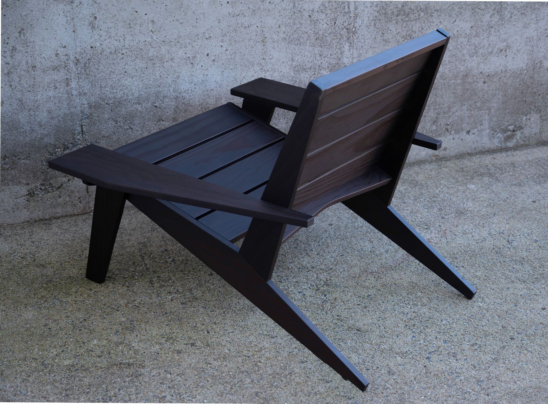 Modern Teak Adirondack Outdoor Lounge Chair - Modarondack 6