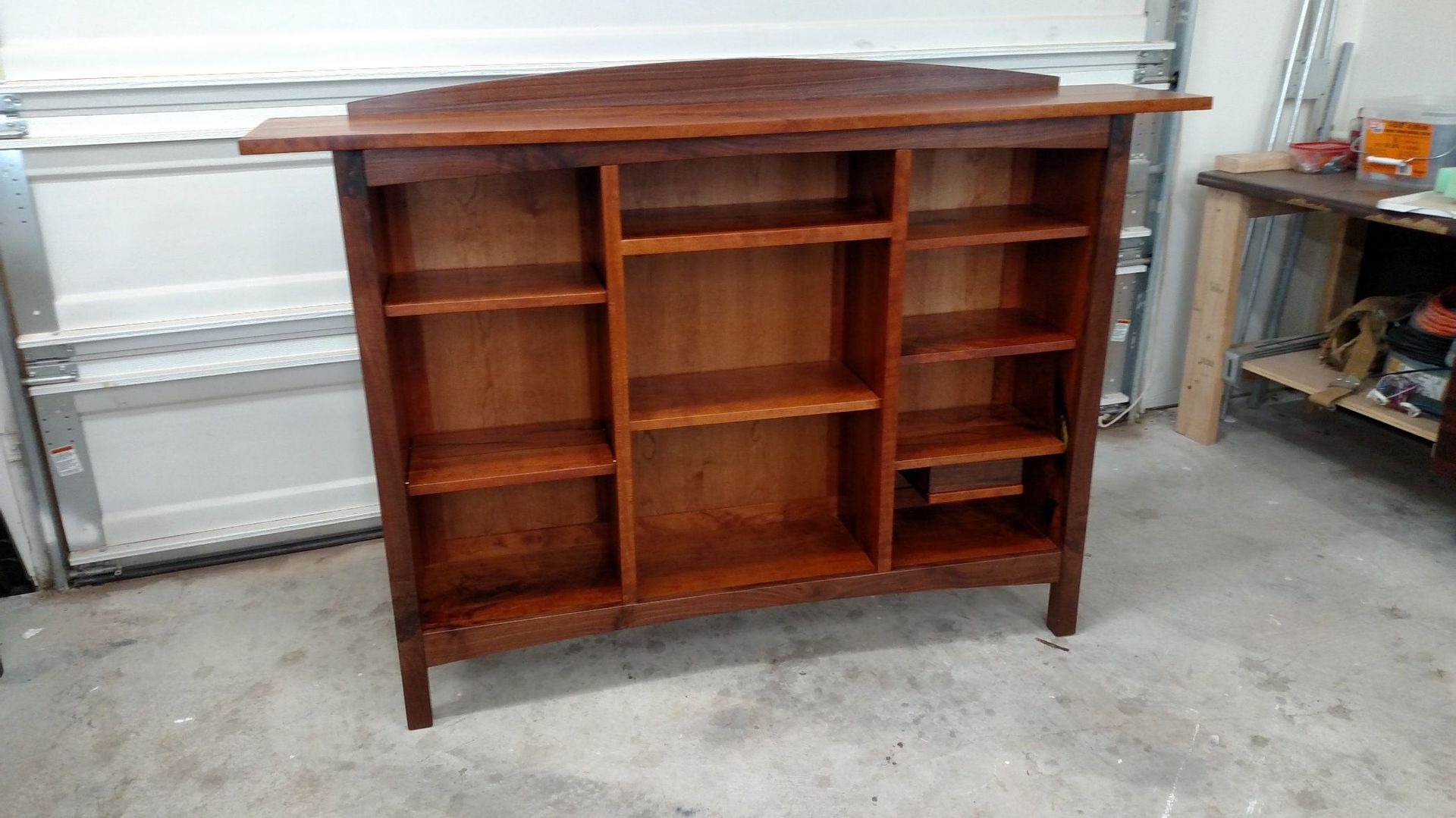 Small bookcase with adjustable shelves and drawer 2 