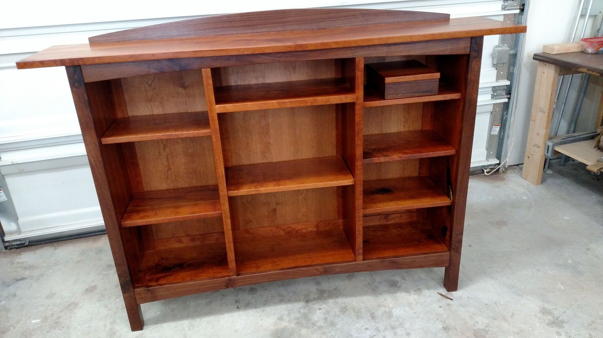 Small bookcase with adjustable shelves and drawer 3 