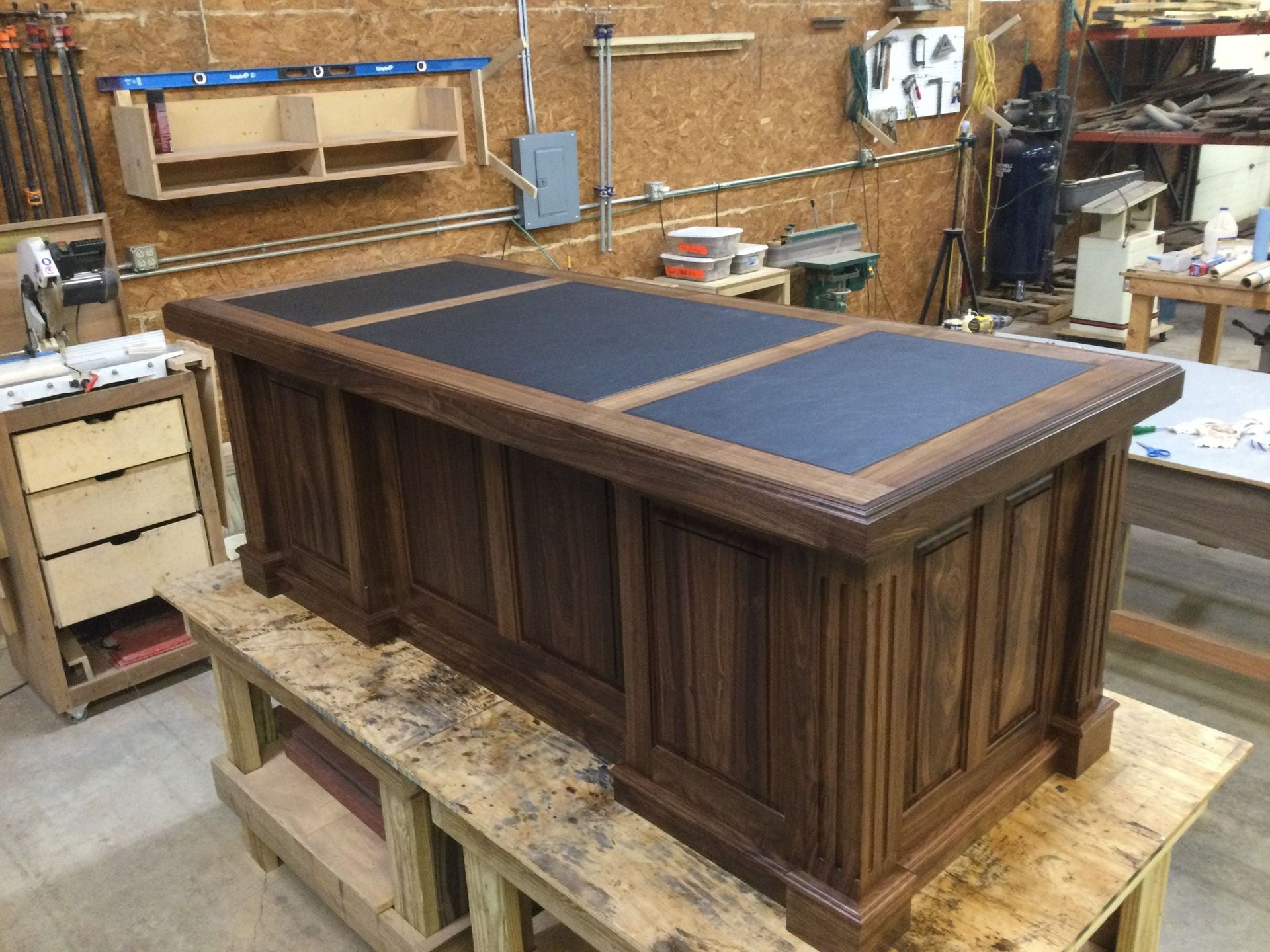 Custom Walnut Executive Desk