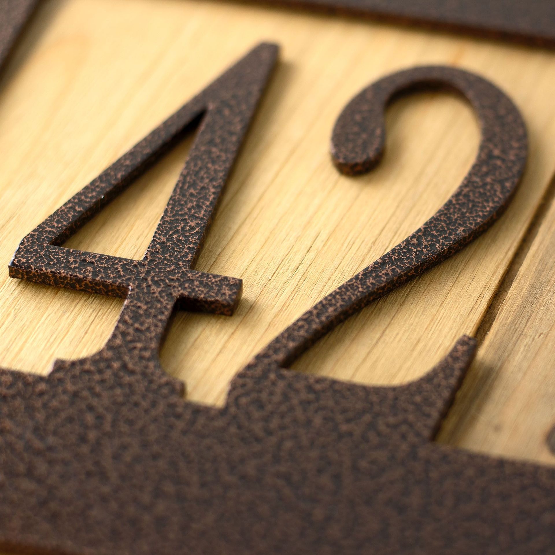 Personalized Hanging Metal Address Sign 4 