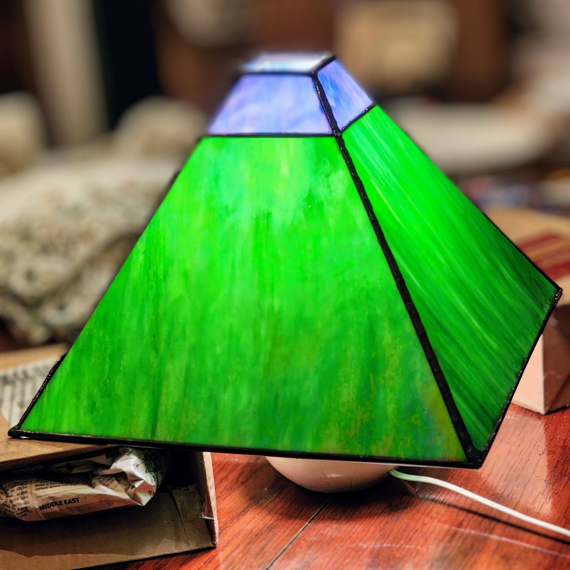 Stained Glass Lamp Shade 1