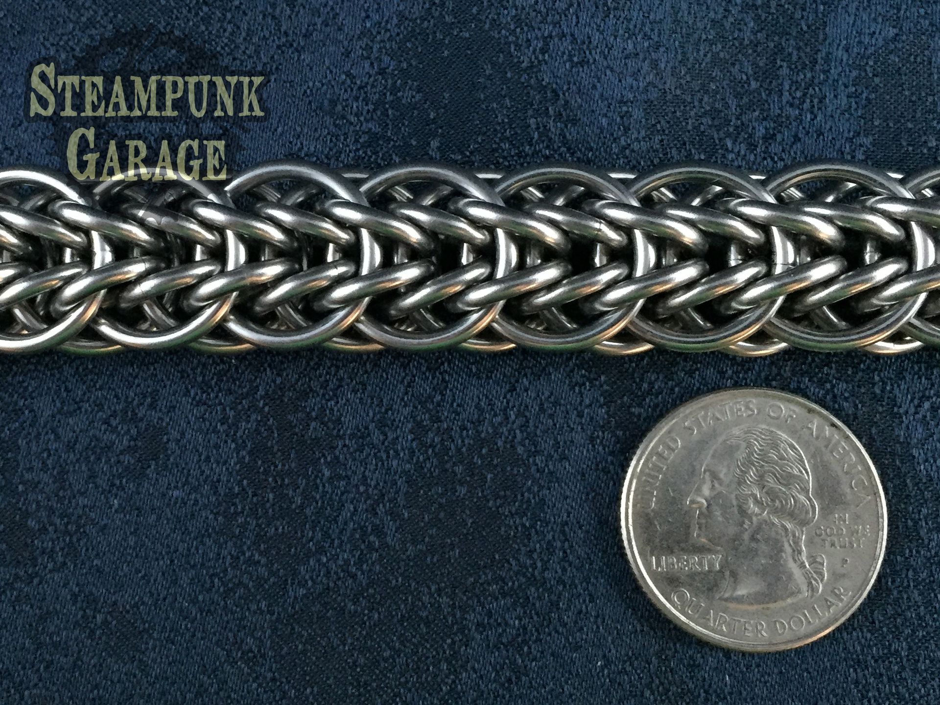 Niflheimr Wallet Chain - Stainless Steel - Handcut Rings 4