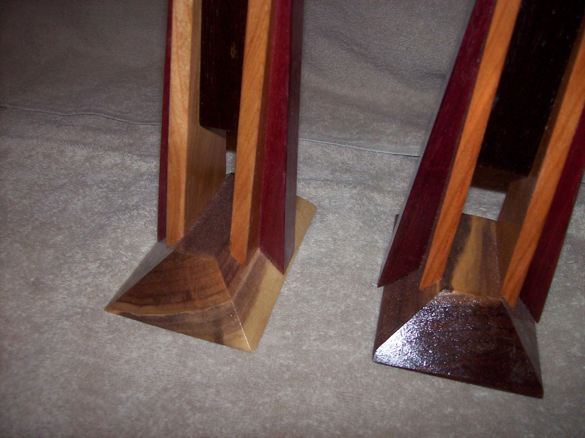 Wood Candle Holder 3 