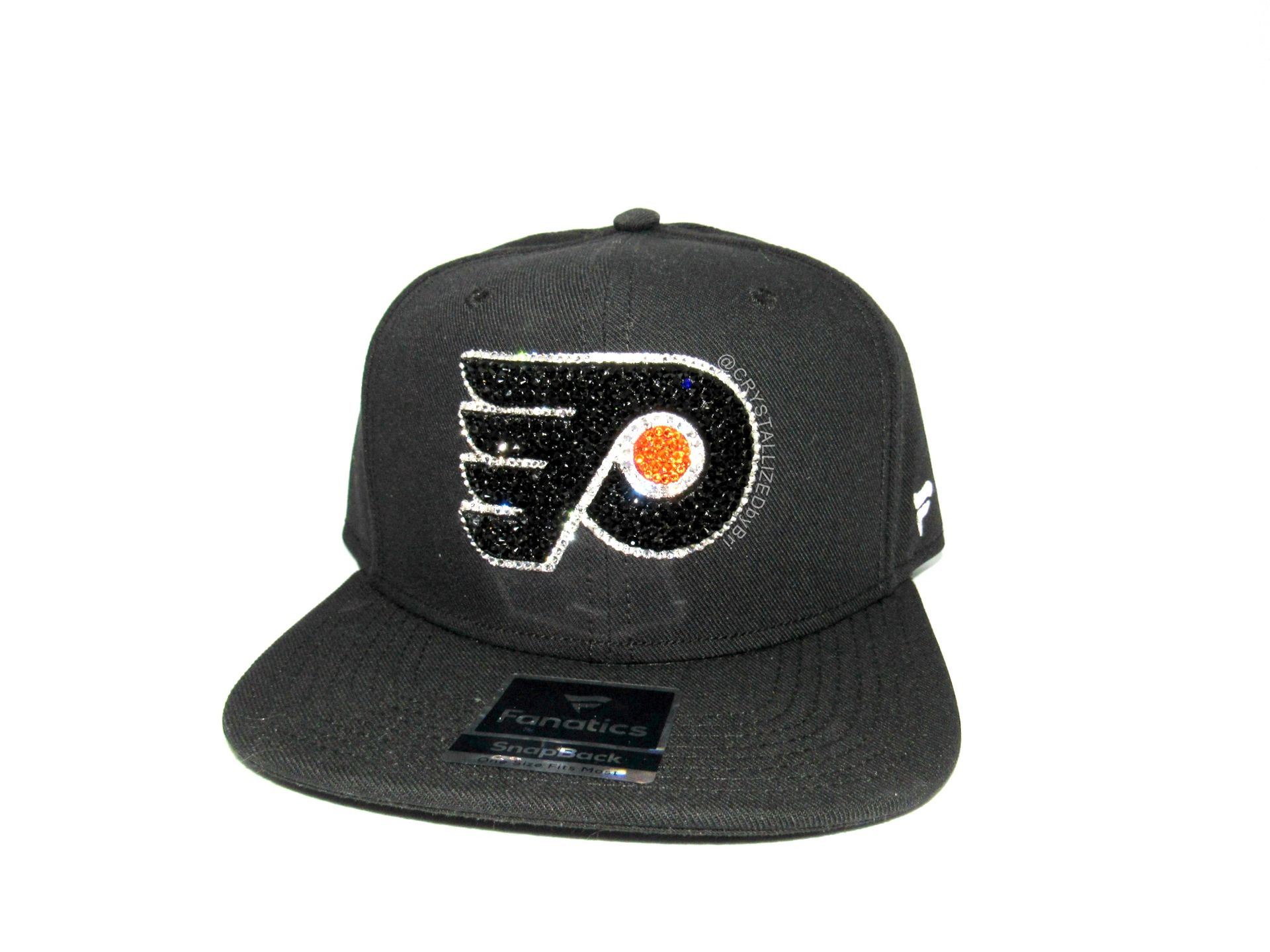 Philadelphia Flyers Nhl Crystallized Snapback Baseball Cap Genuine European Crystals Bedazzled 1 