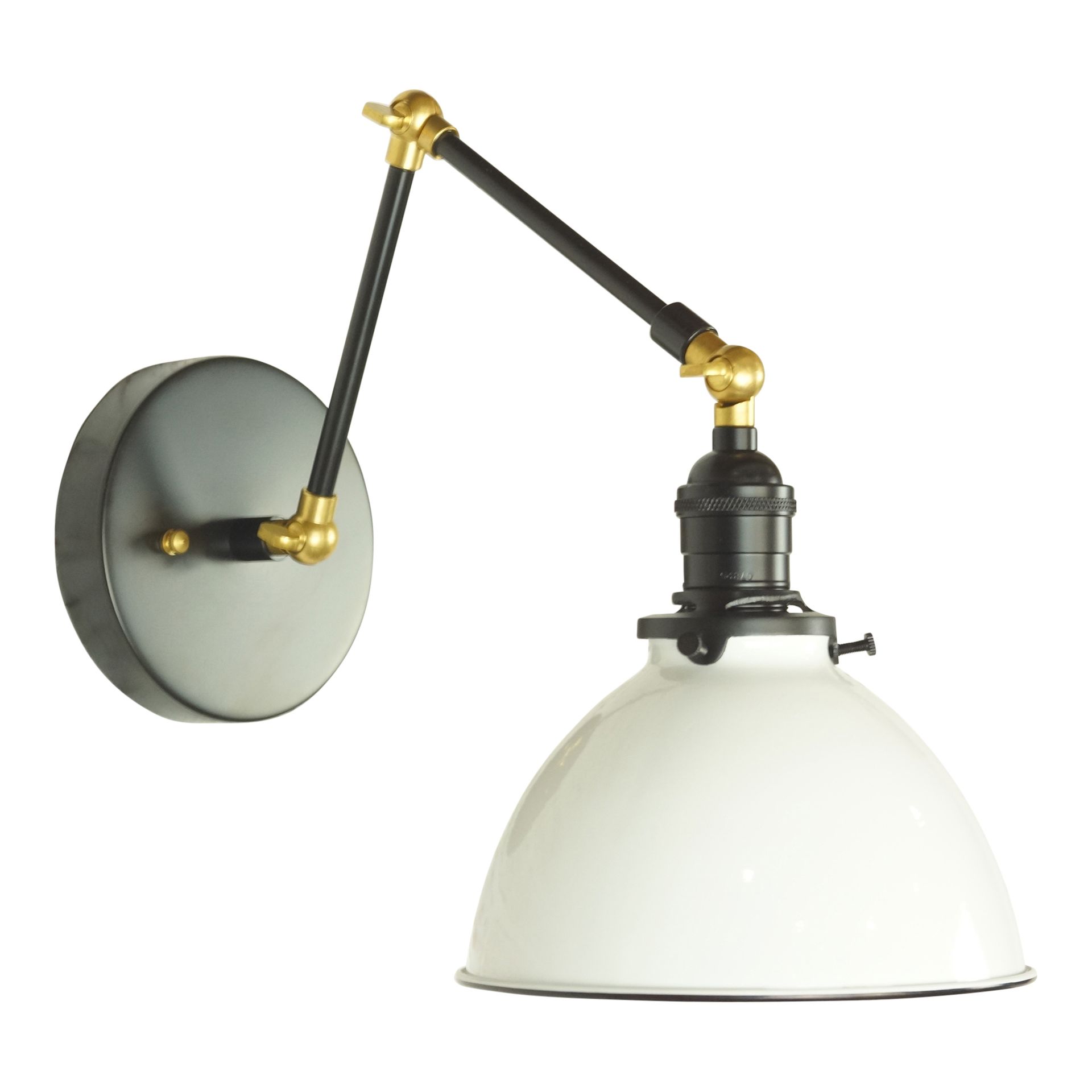 Colony 1-Light Dimmable, Swing Arm Wall Lamp