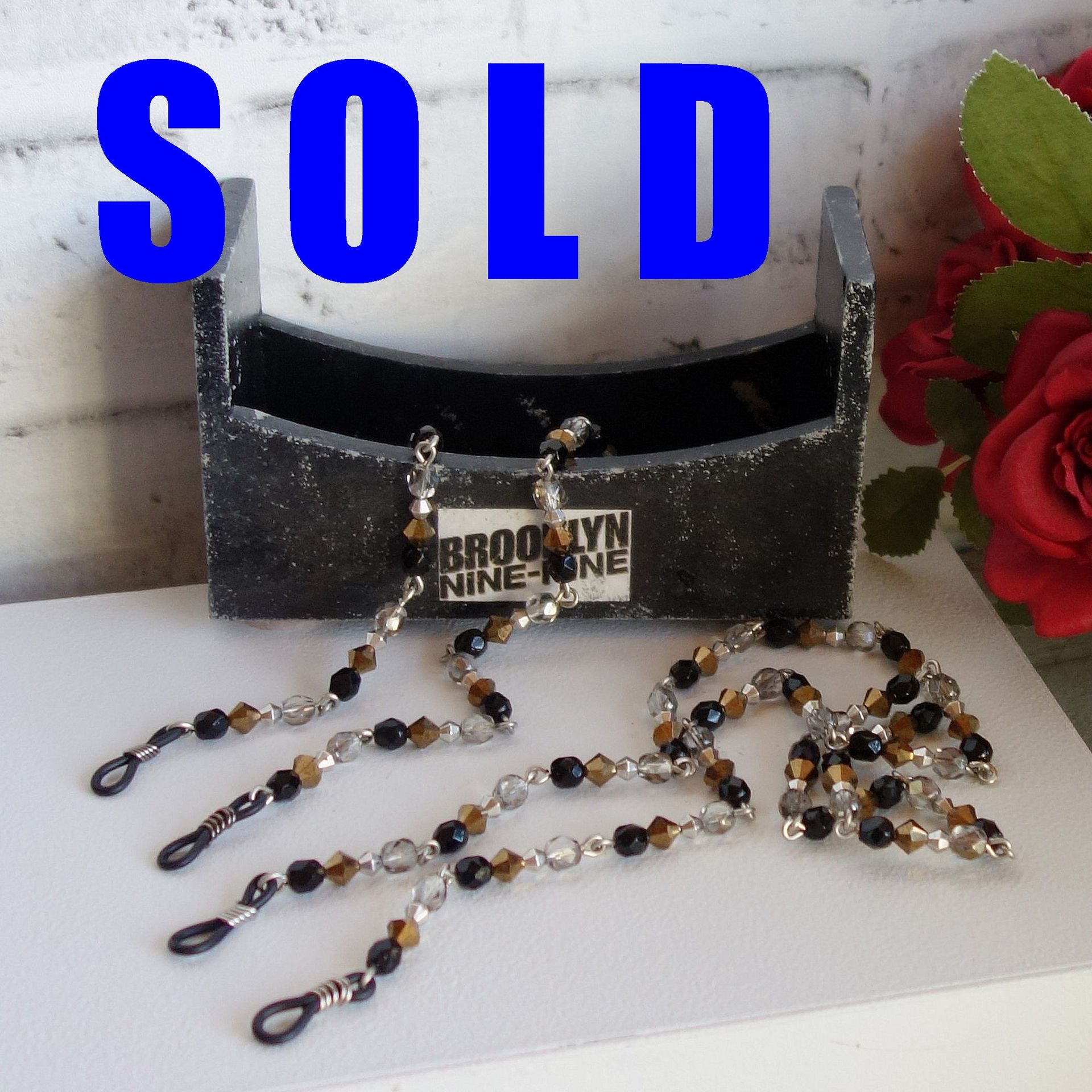 Beaded Eyeglass Chain Set/2 Brooklyn Nine-Nine Inspired Designer Eyeglass Chains