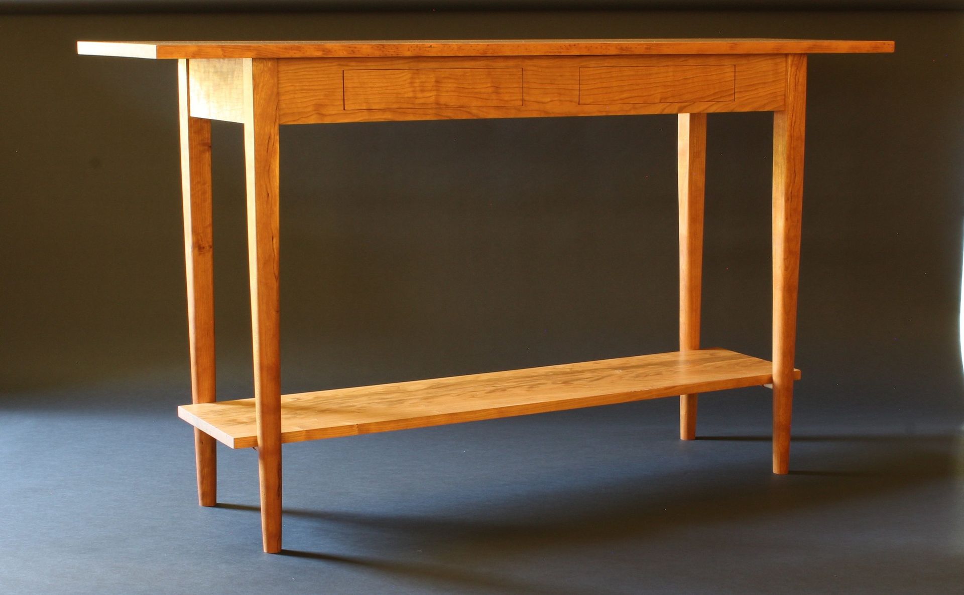 Console Table In Figured Cherry 2 