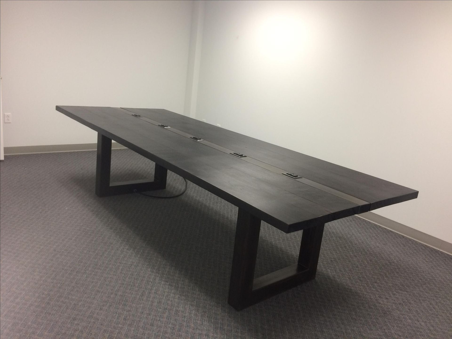 Conference Table In Steel And Maple