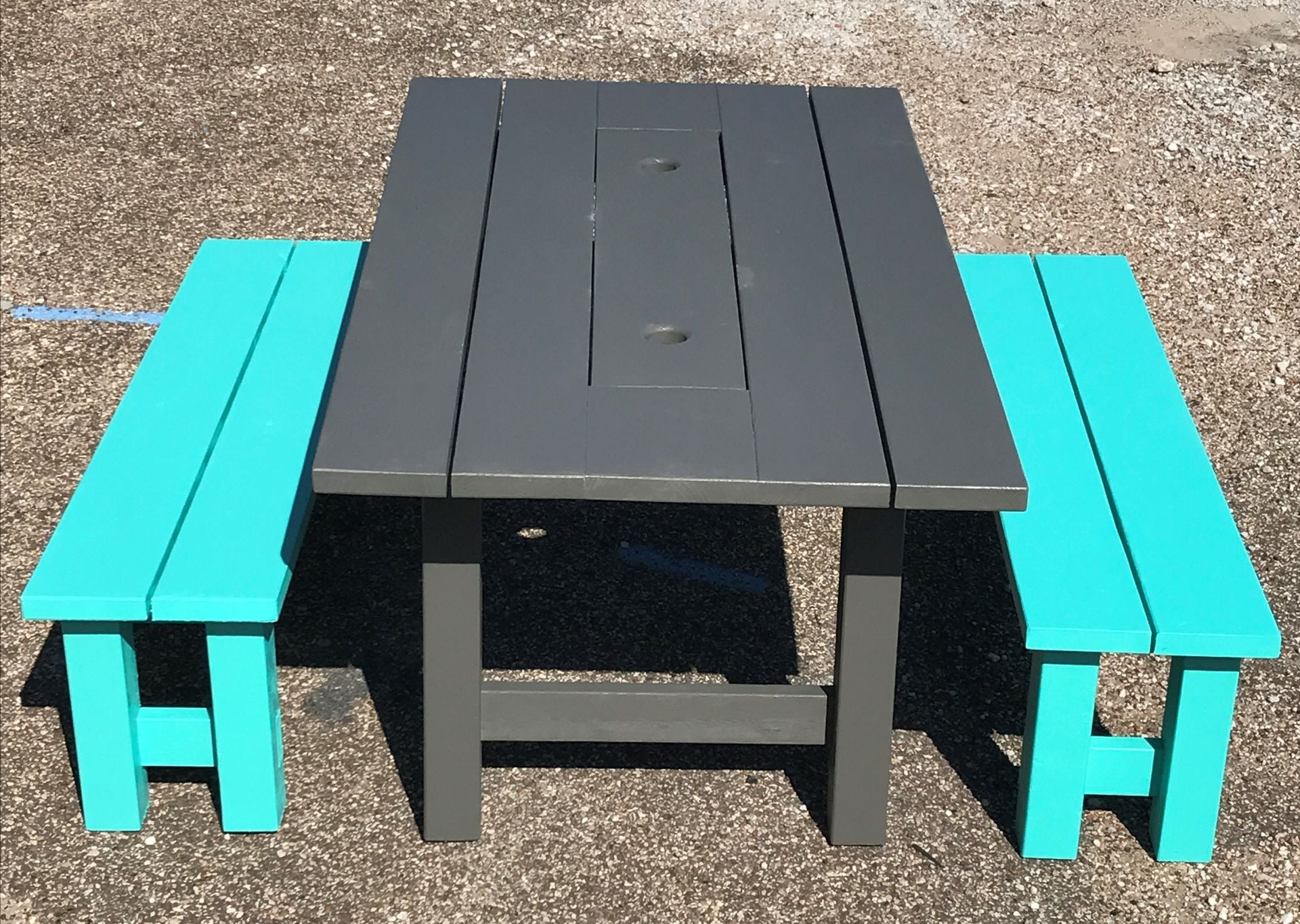 Patio Table With Built-In Cooler 4