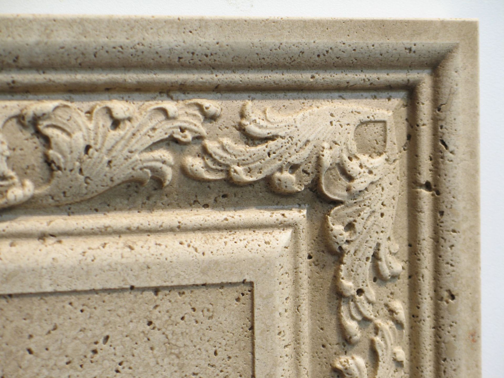 Classic Carved Decorative Relief Tile With Ornate Border 5