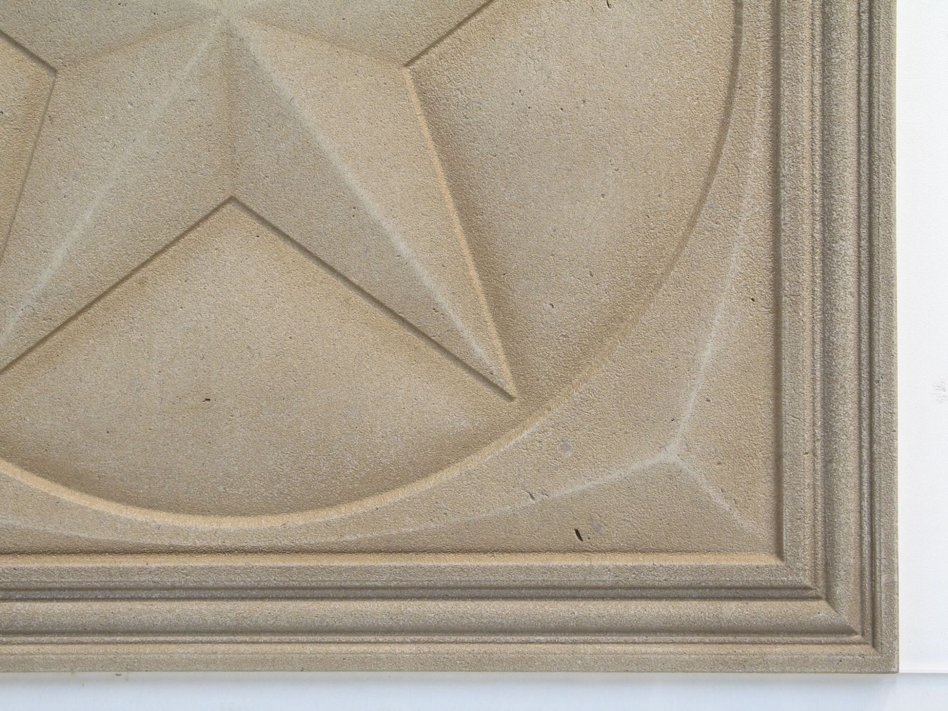 Carved Limestone Texas Star Decorative Backsplash Tile 5