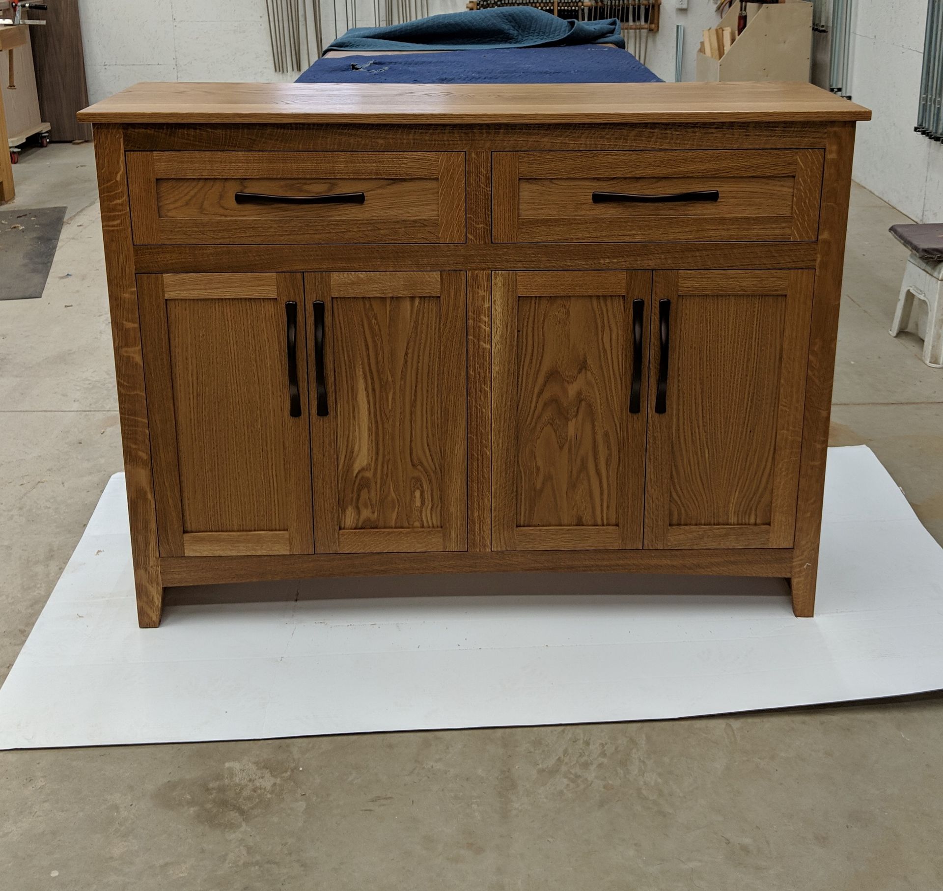 White Oak Hutch 4 