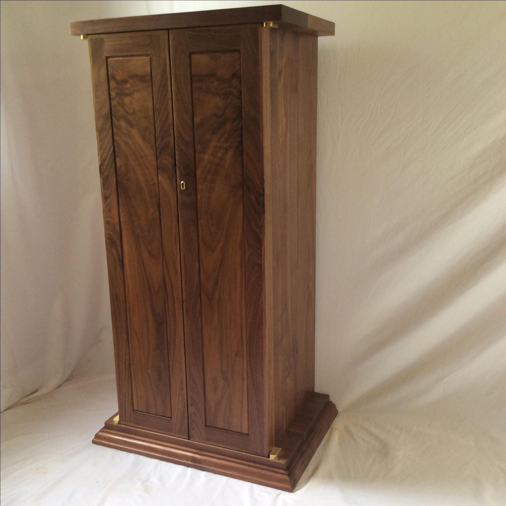 Walnut Jewelry Armoire