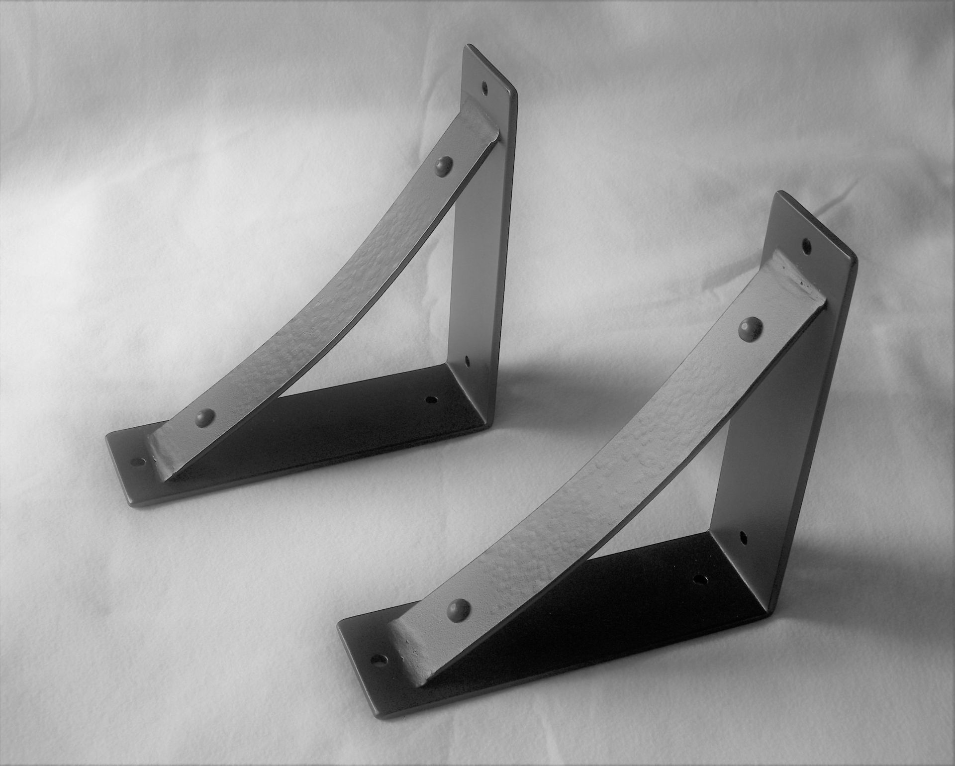 Wrought Iron Mantel Bracket/Corbel; Rustic Farmhouse Heavy-Duty Shelf Brackets 4