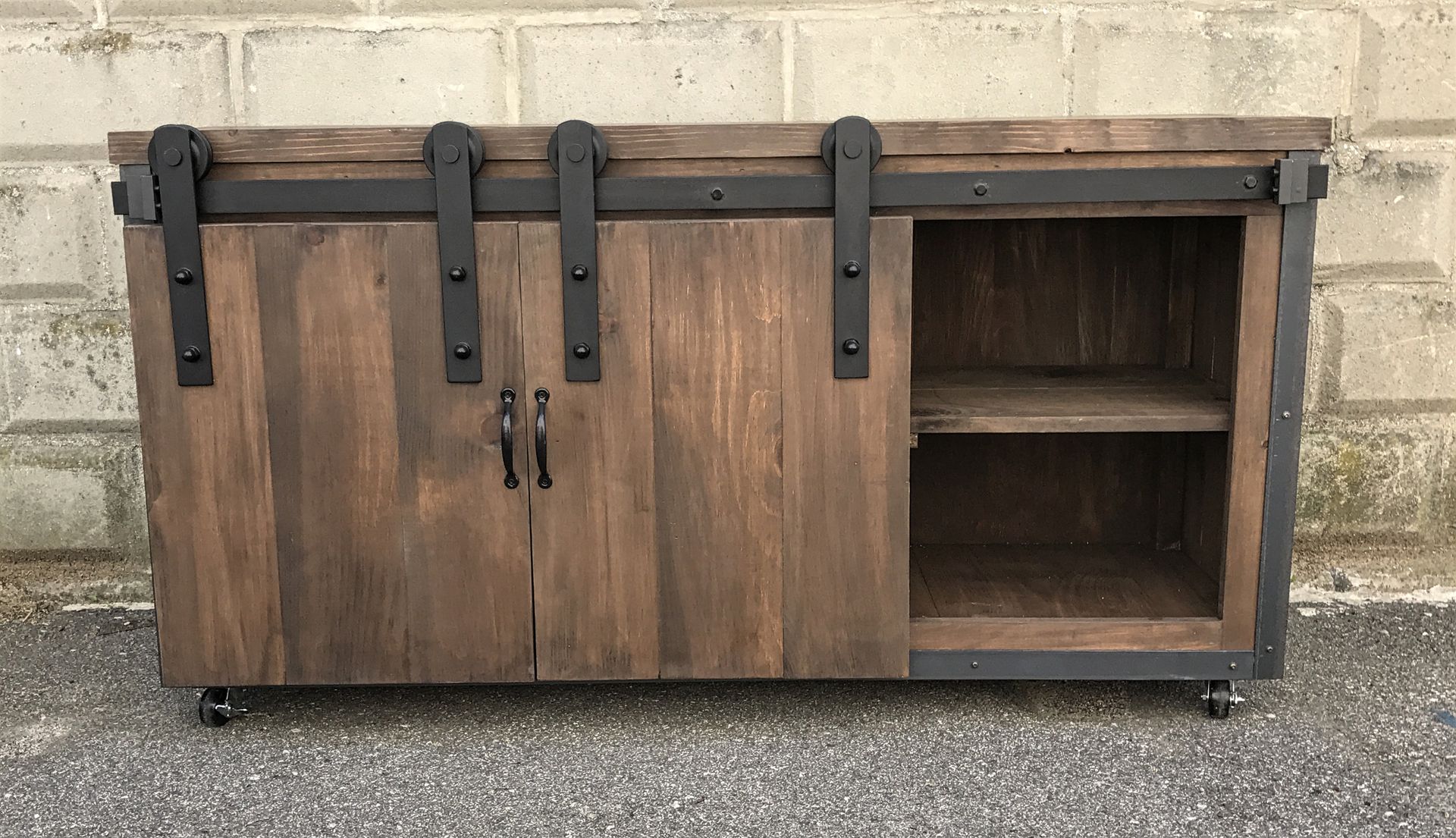Rustic Industrial Bathroom Sink Vanity / Buffet / Media / Aquarium / Bath Room / Farmhouse 4 