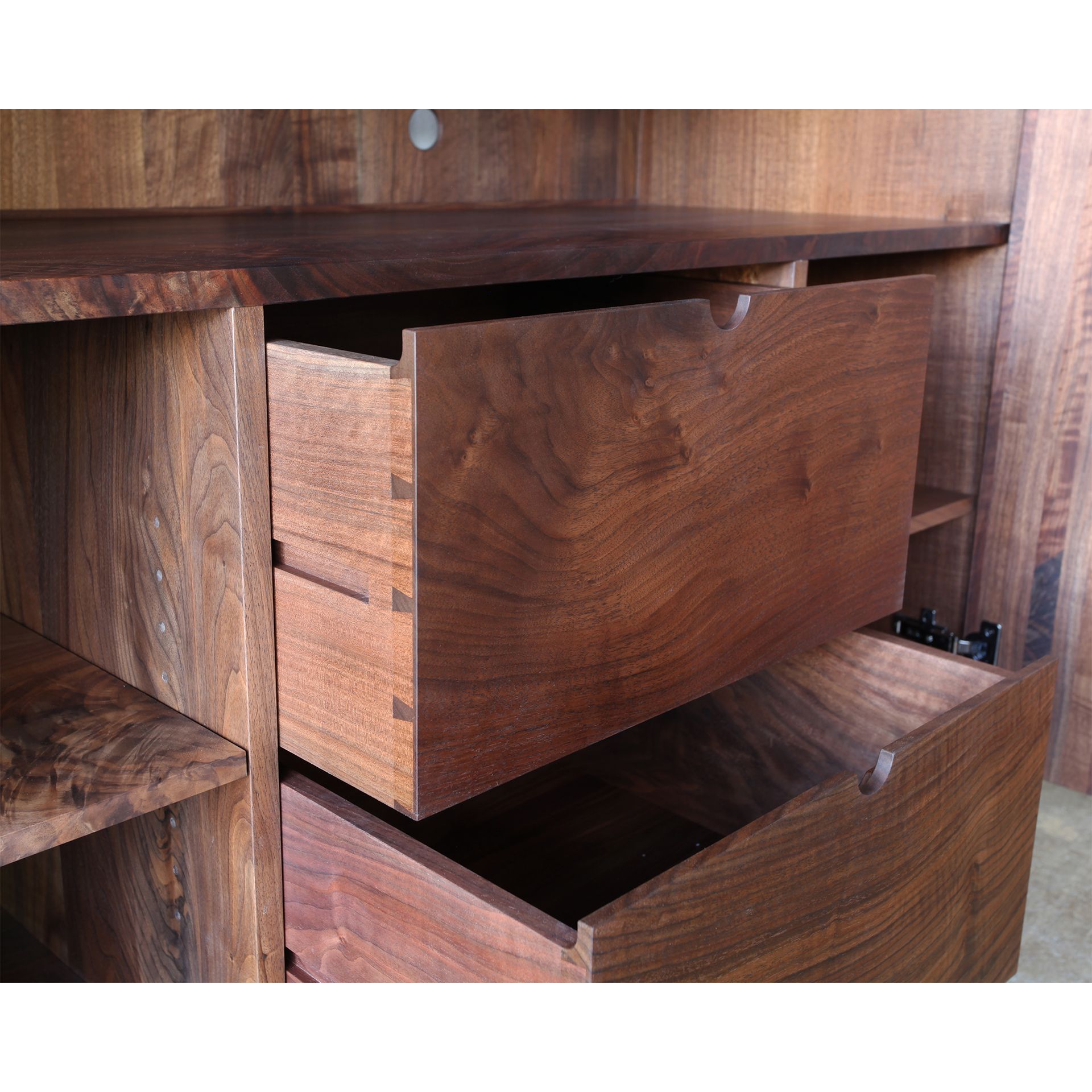 Patterned Modern Media / Bar Cabinet 4