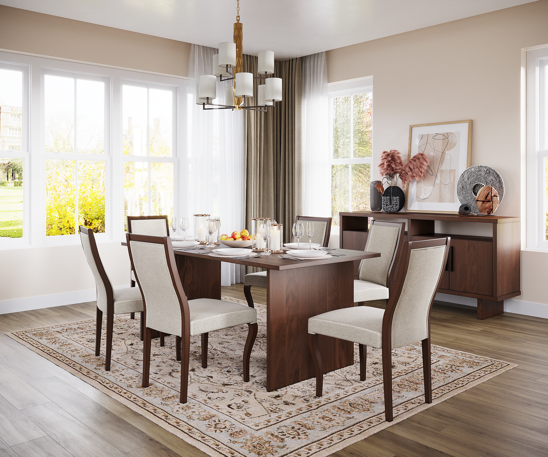 Modern Wooden Dining Table 1 