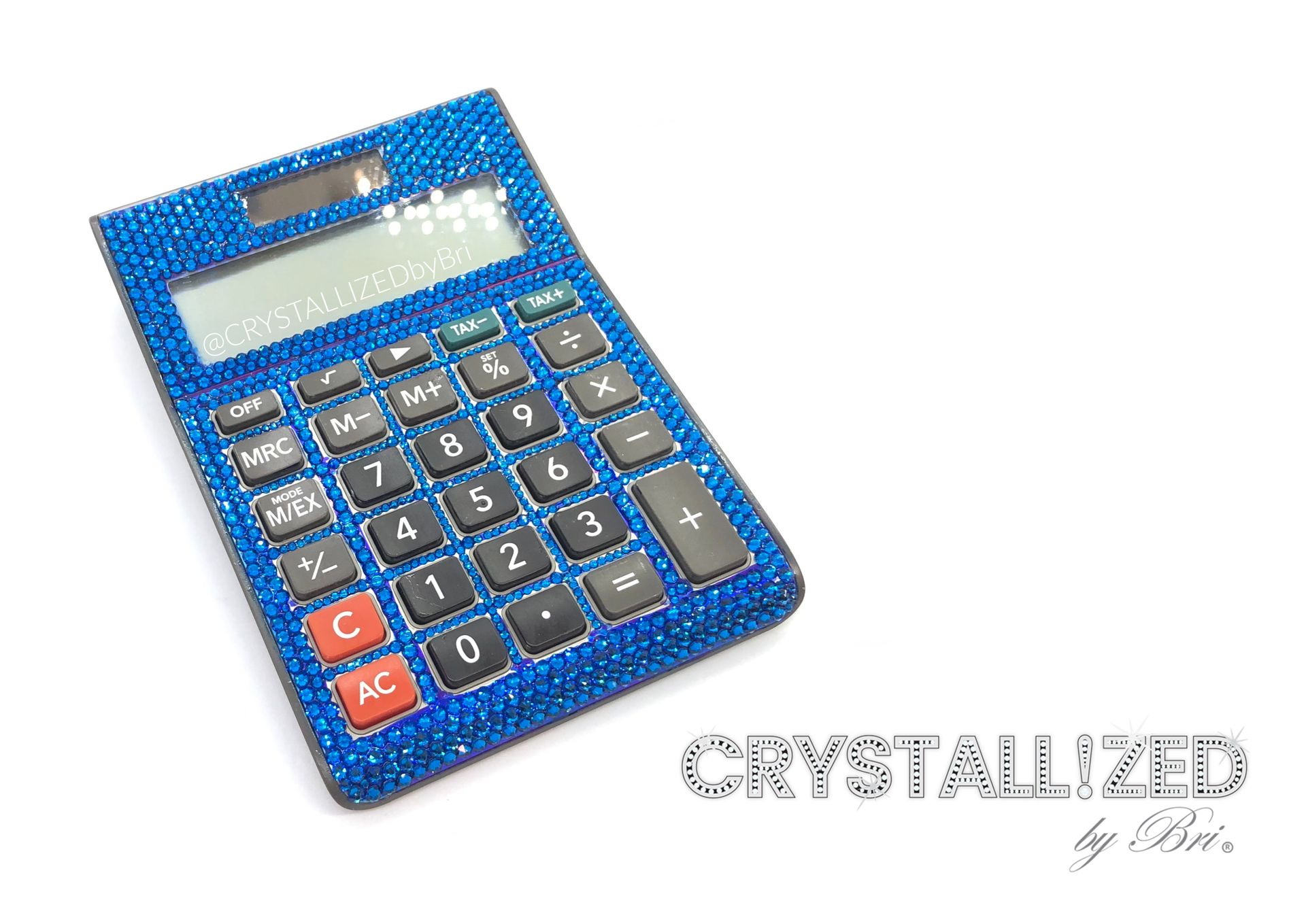 Desktop Calculator Crystallized Office Desk Accessories Bling European Crystals Bedazzled 2