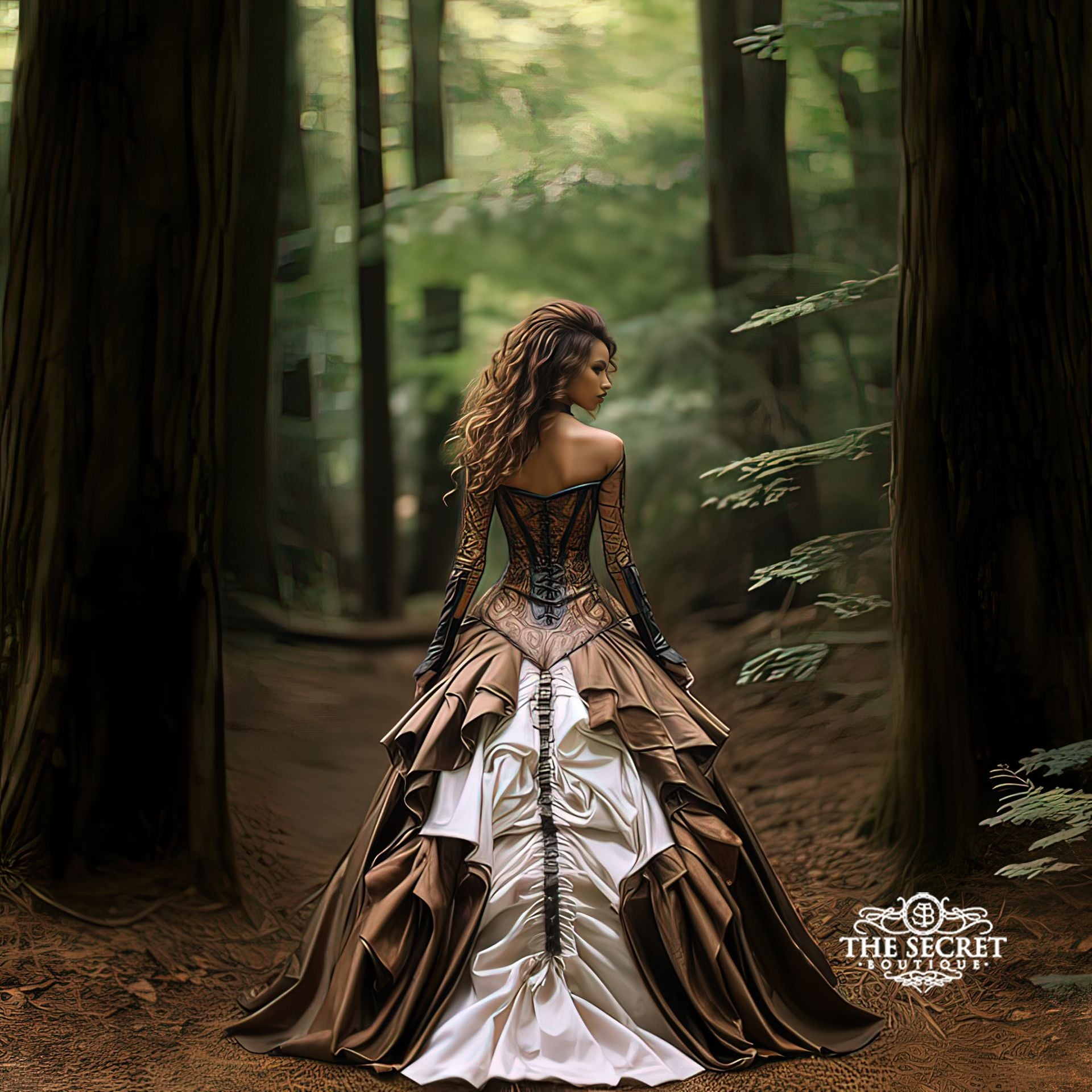 Steampunk Wedding Dress Ai Artwork Inspired Dress 2