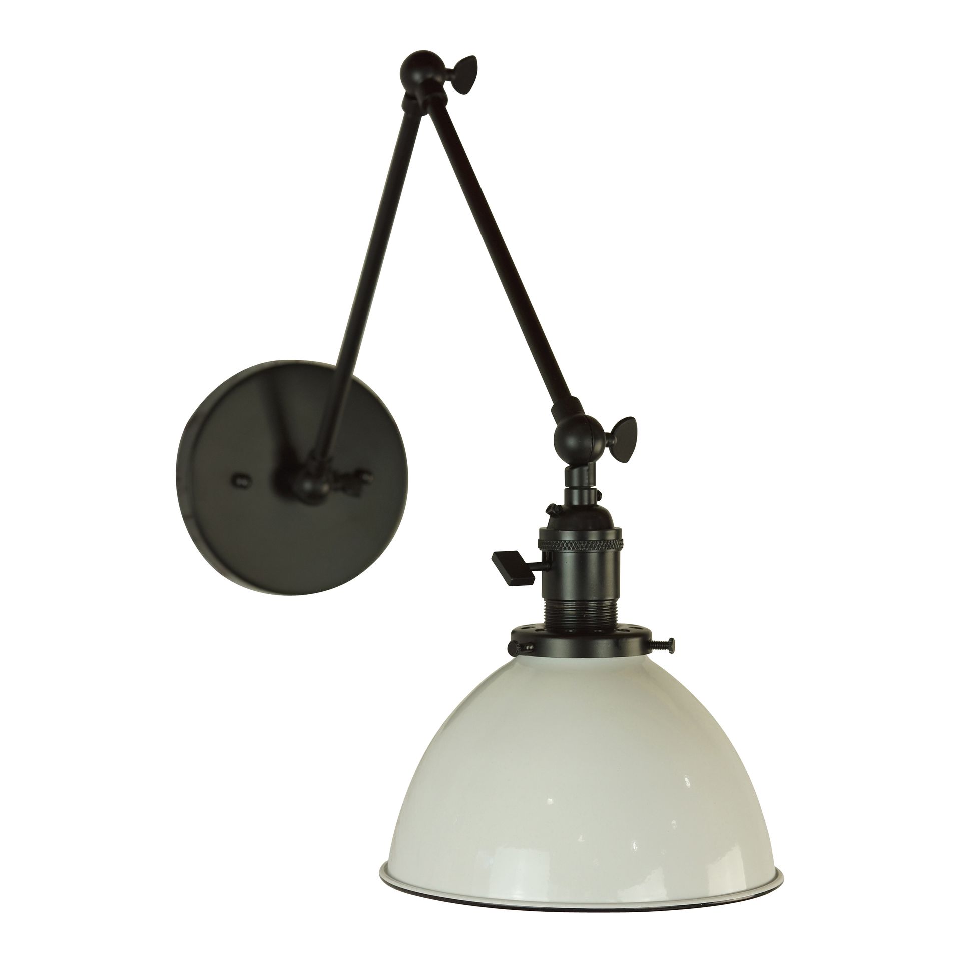 Milton 1-Light Adjustable Wall Lamp 2 