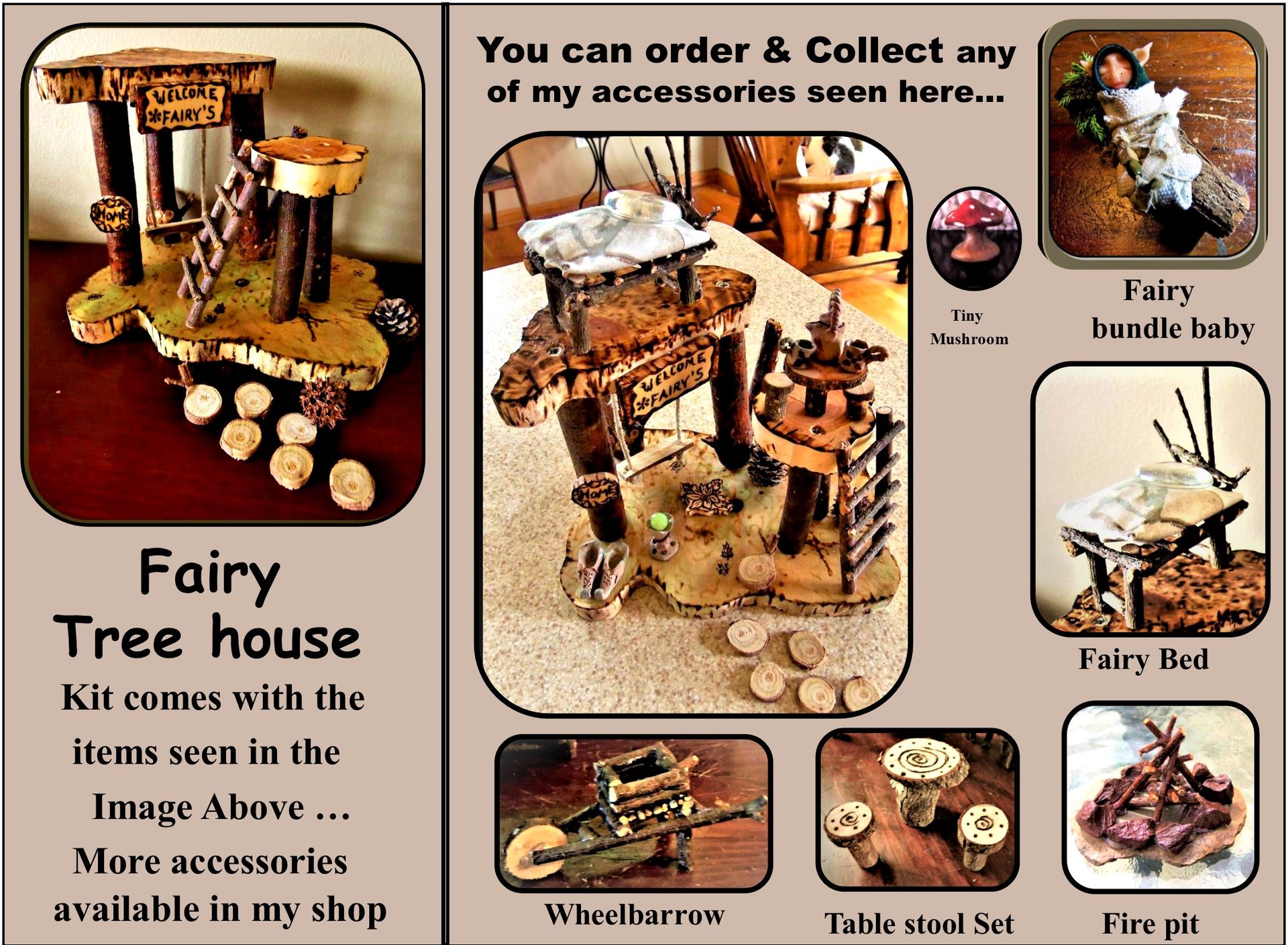 Fairy Garden Kit, Fairy Garden, Garden Decorations, Childs Garden,Summer Fun 5