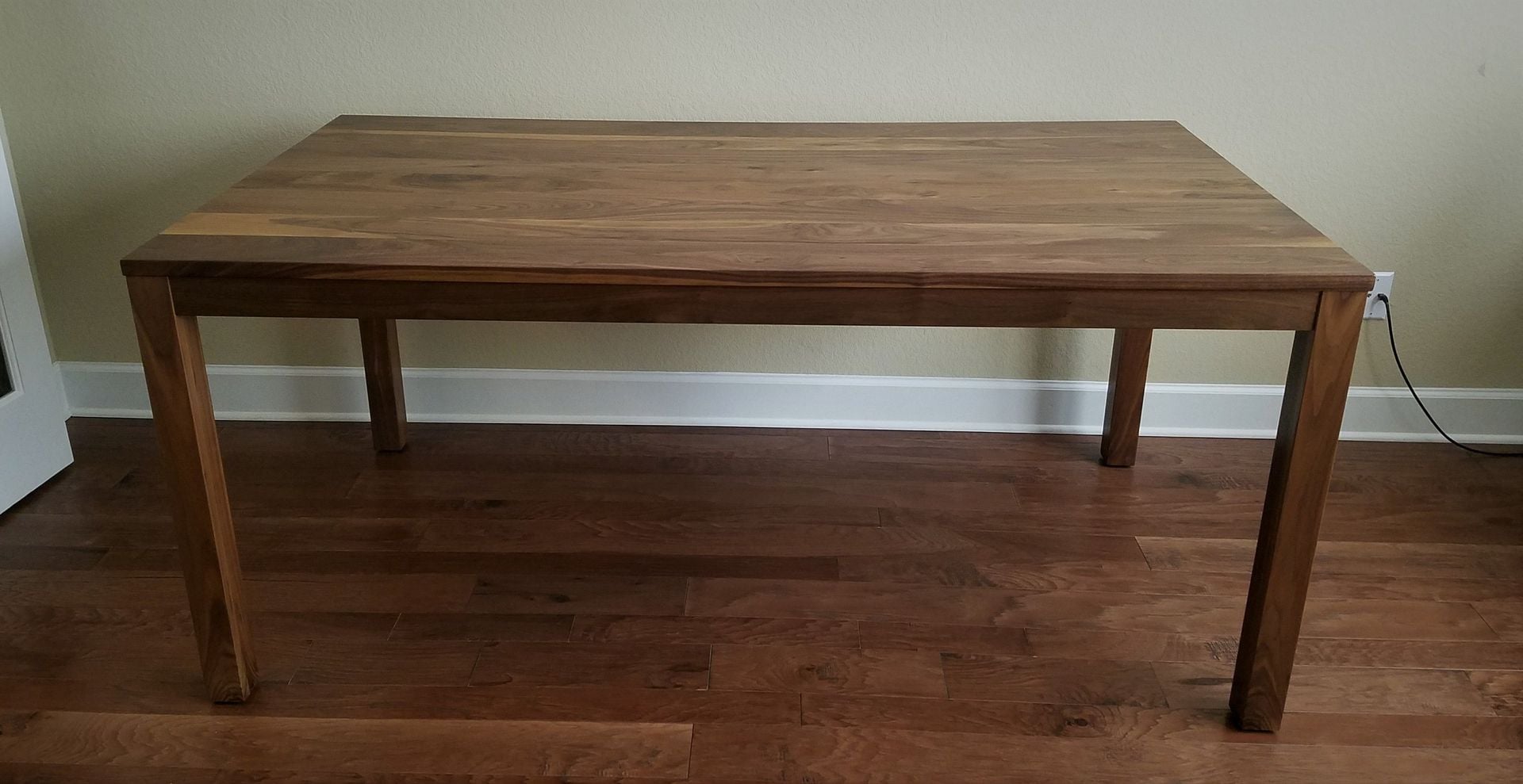 Walnut Parsons Dining Table - Cherry Option 5