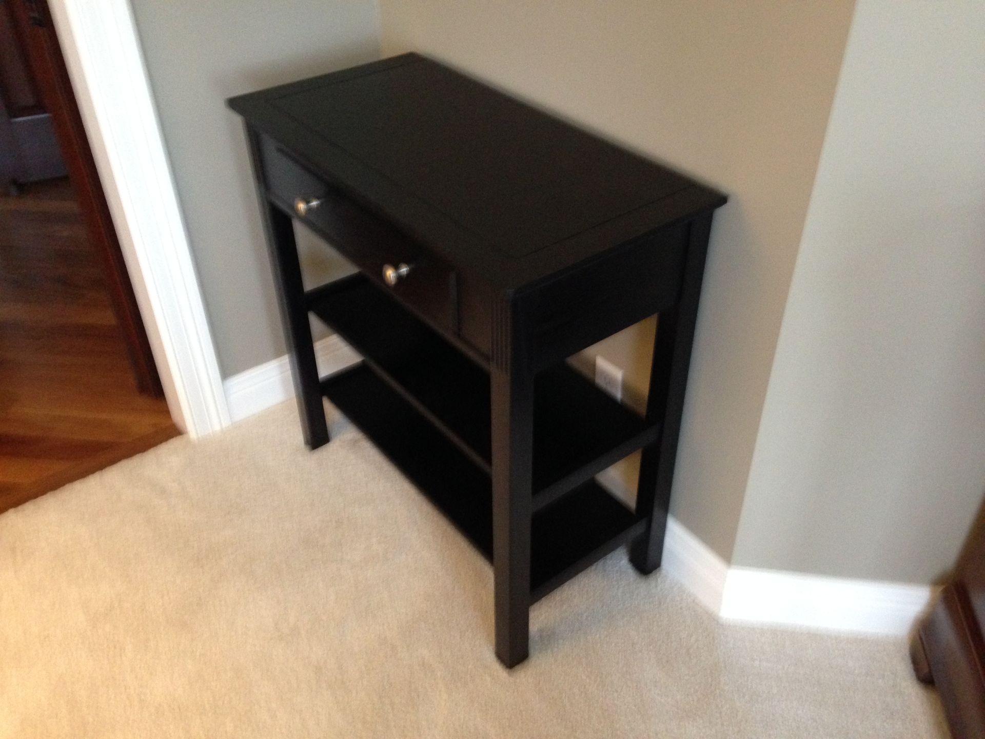 Ebonized Accent Table 2