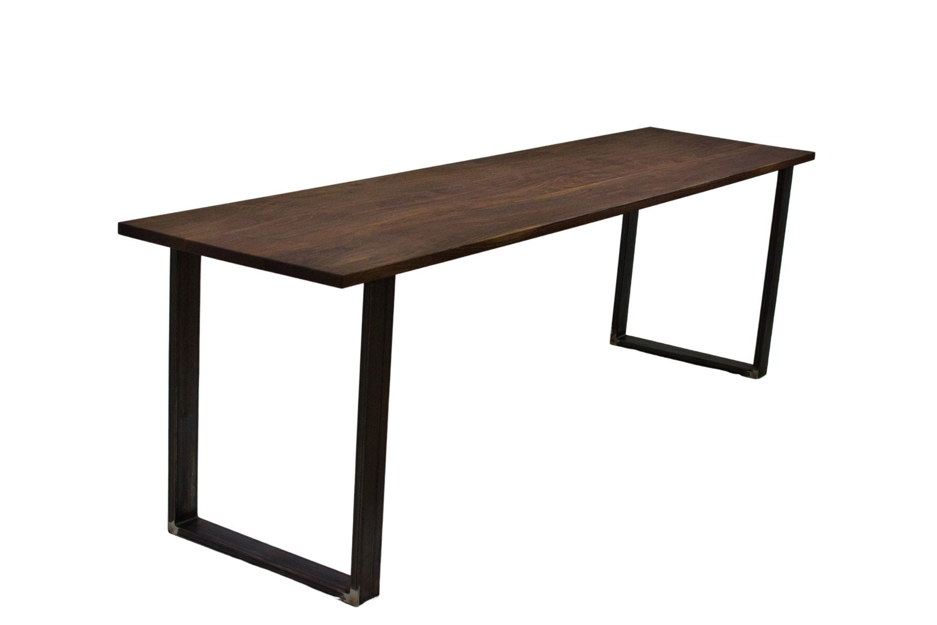 Walnut Office Desk, Computer Desk, Desk With Metal Legs, Gaming Desk, Handmade Office Desk 1