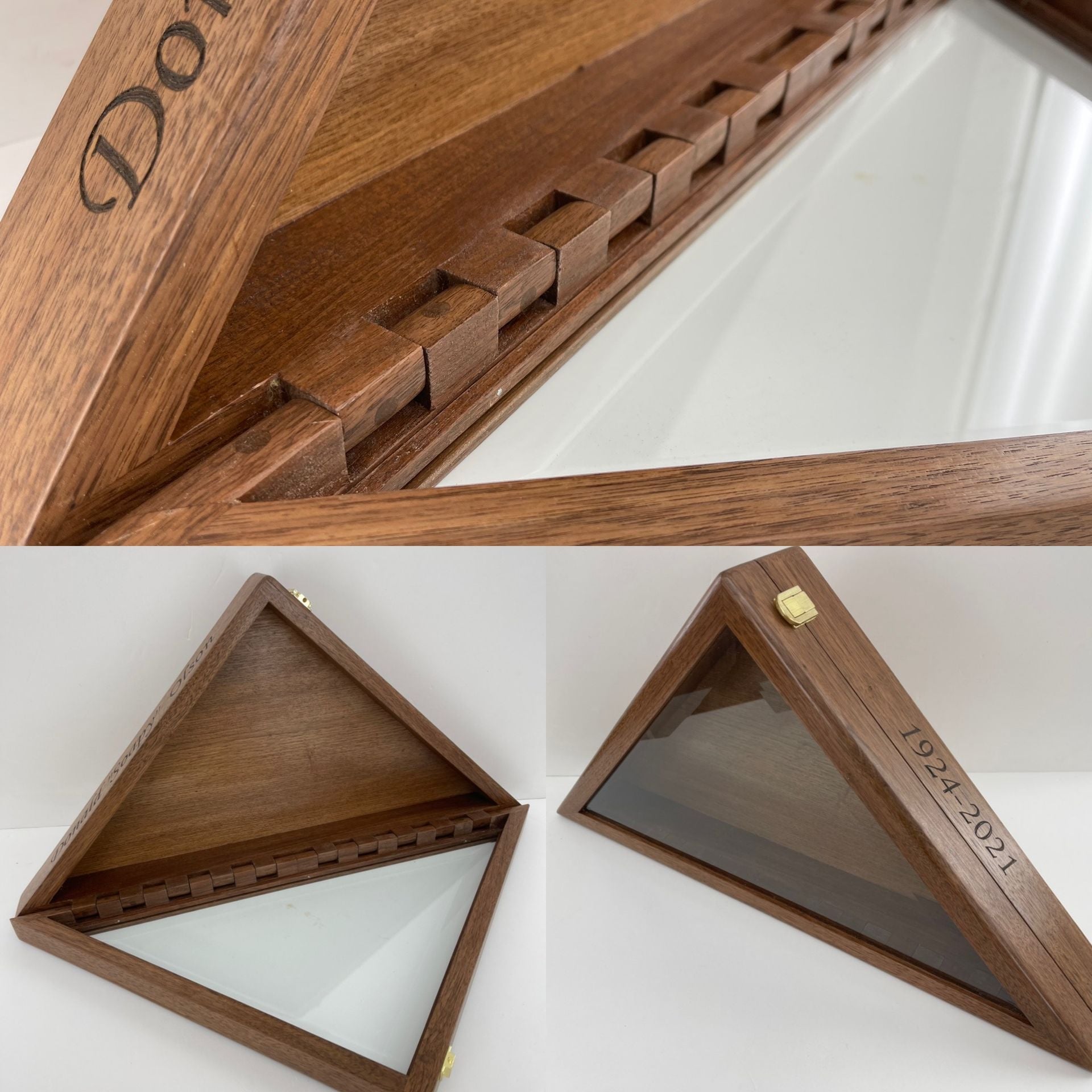 Wooden Flag Boxes