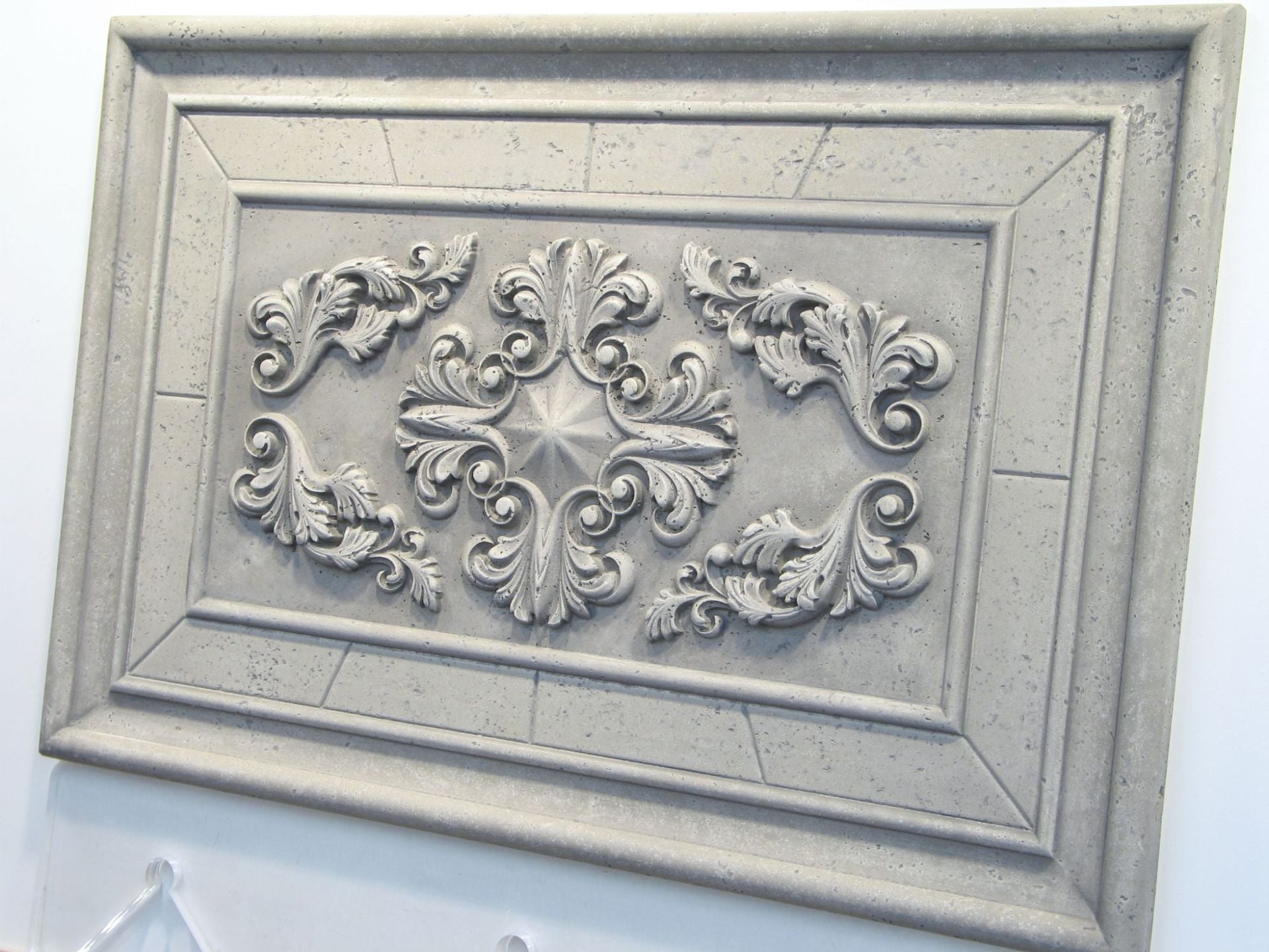 Relief Carved Classic Limestone Backsplash Decorative Tile Insert 2