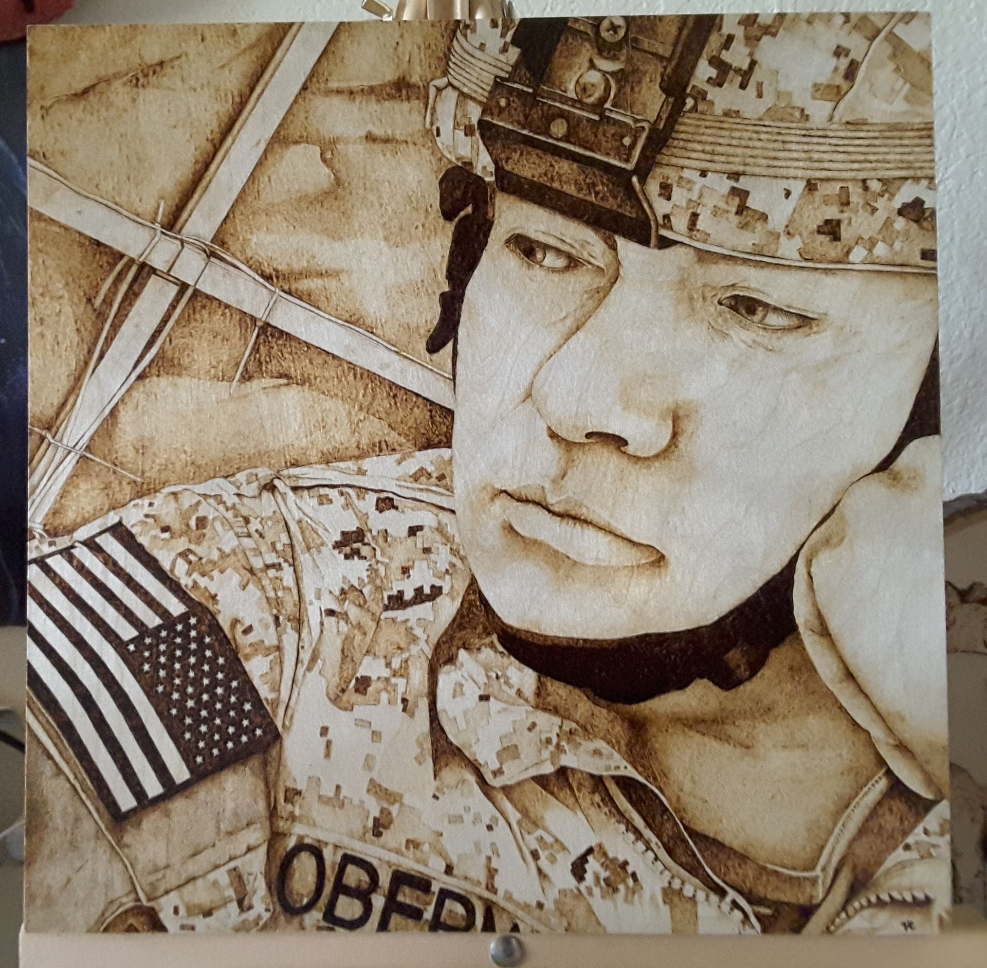 Pyrography Portrait 2