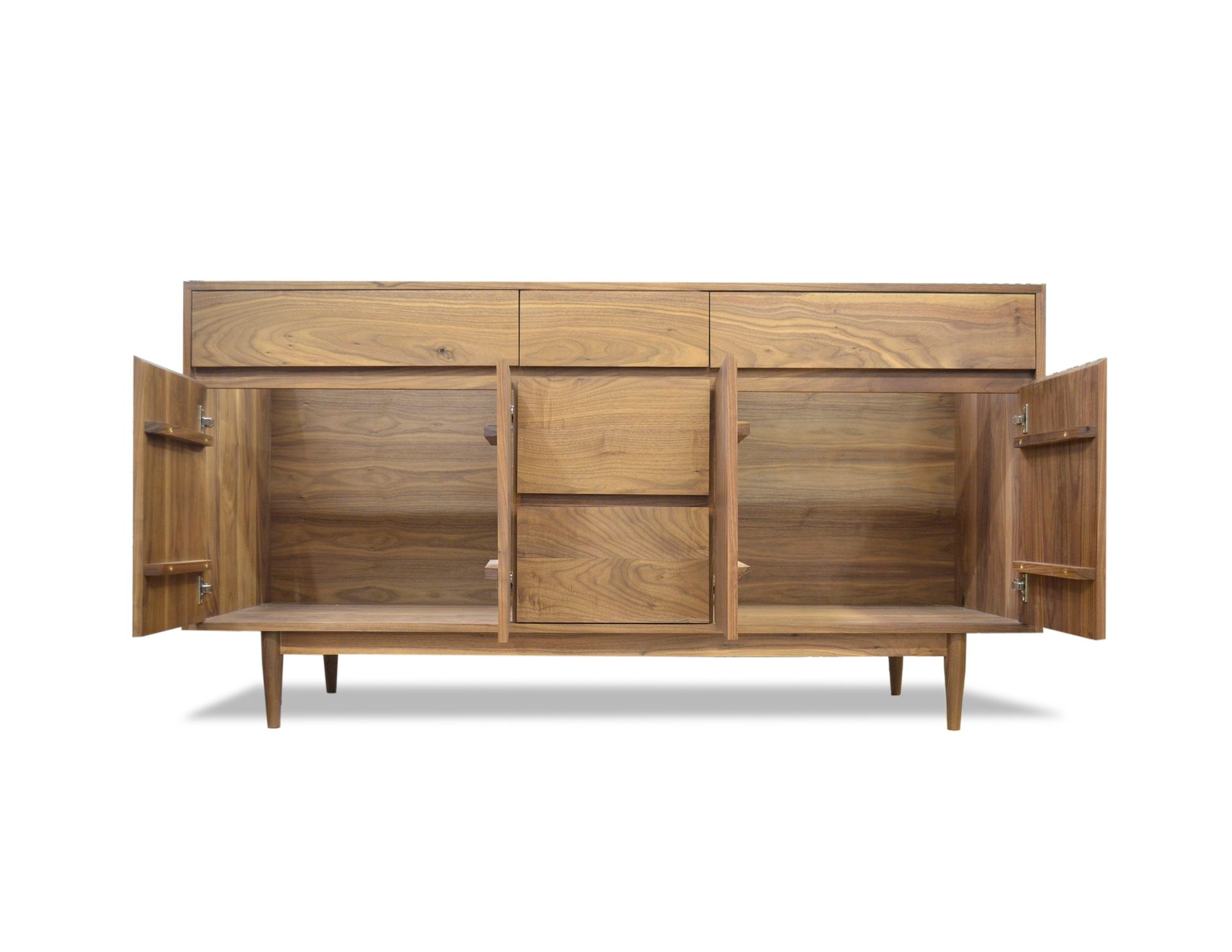 Mid Century Walnut Vanity 3
