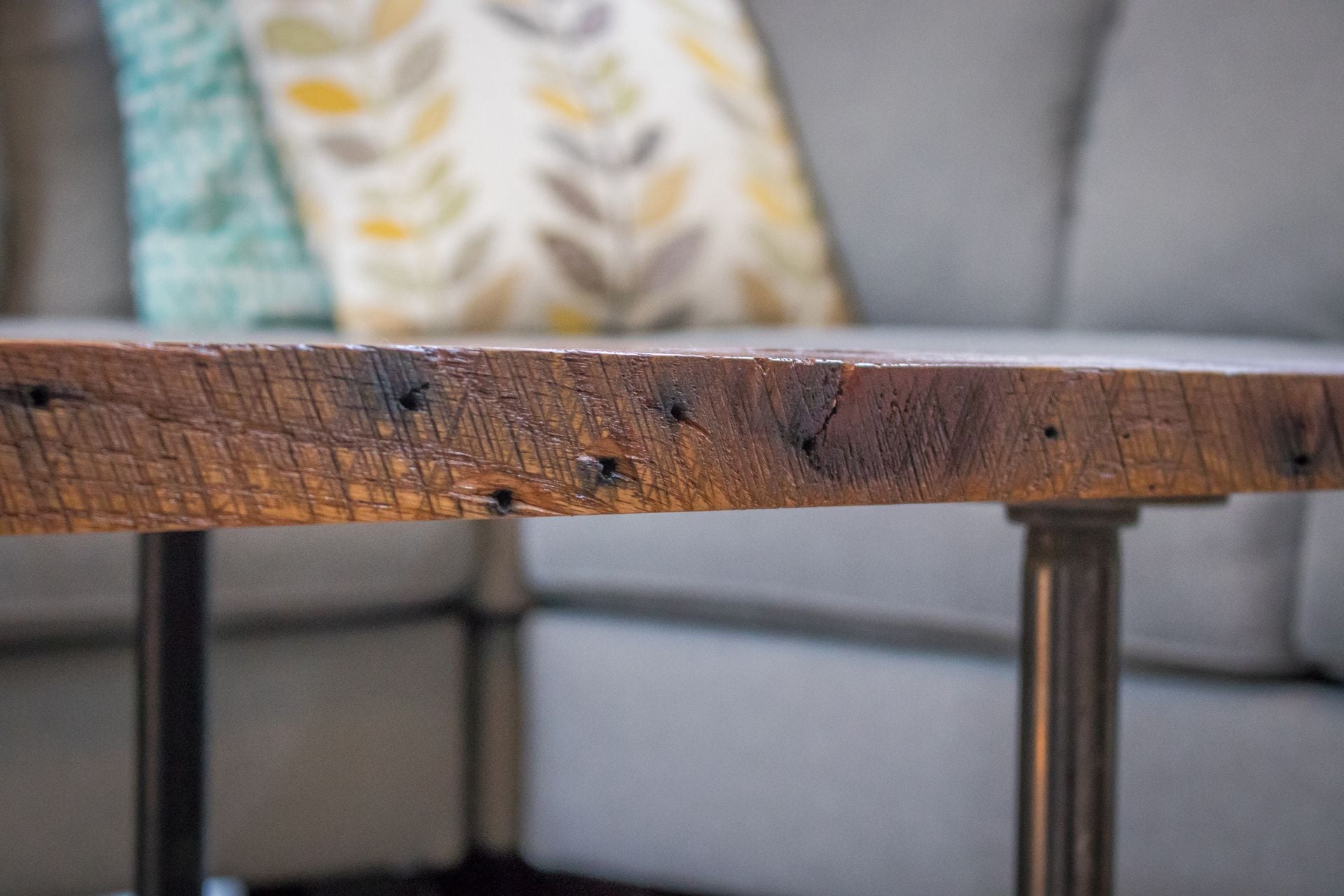 Red Oak Bench | Industrial Bench | Barn Wood Bench 5