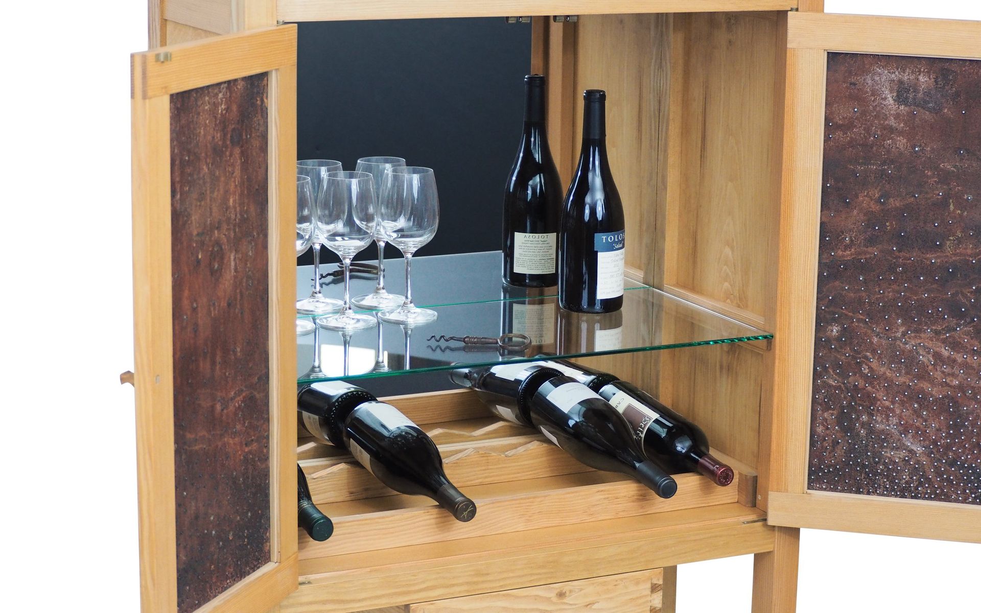 Punchwork Bar Cabinet 3