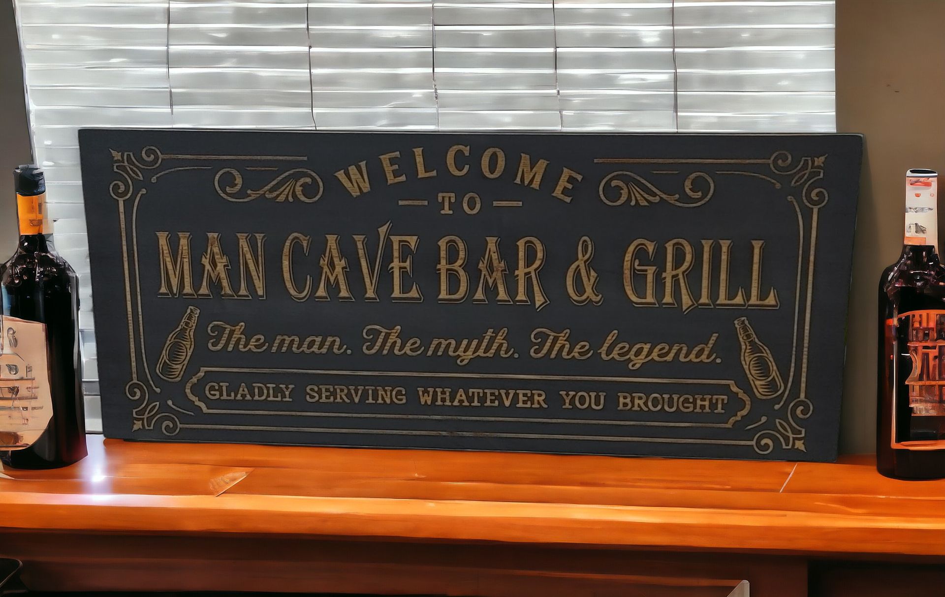 Wall Sign, Four Sizes- 5.5"X12" $25.50, 7.5"X16.5" $42.00, 9.5"X21" $58.50, 11.5"X26" $75.00 3 