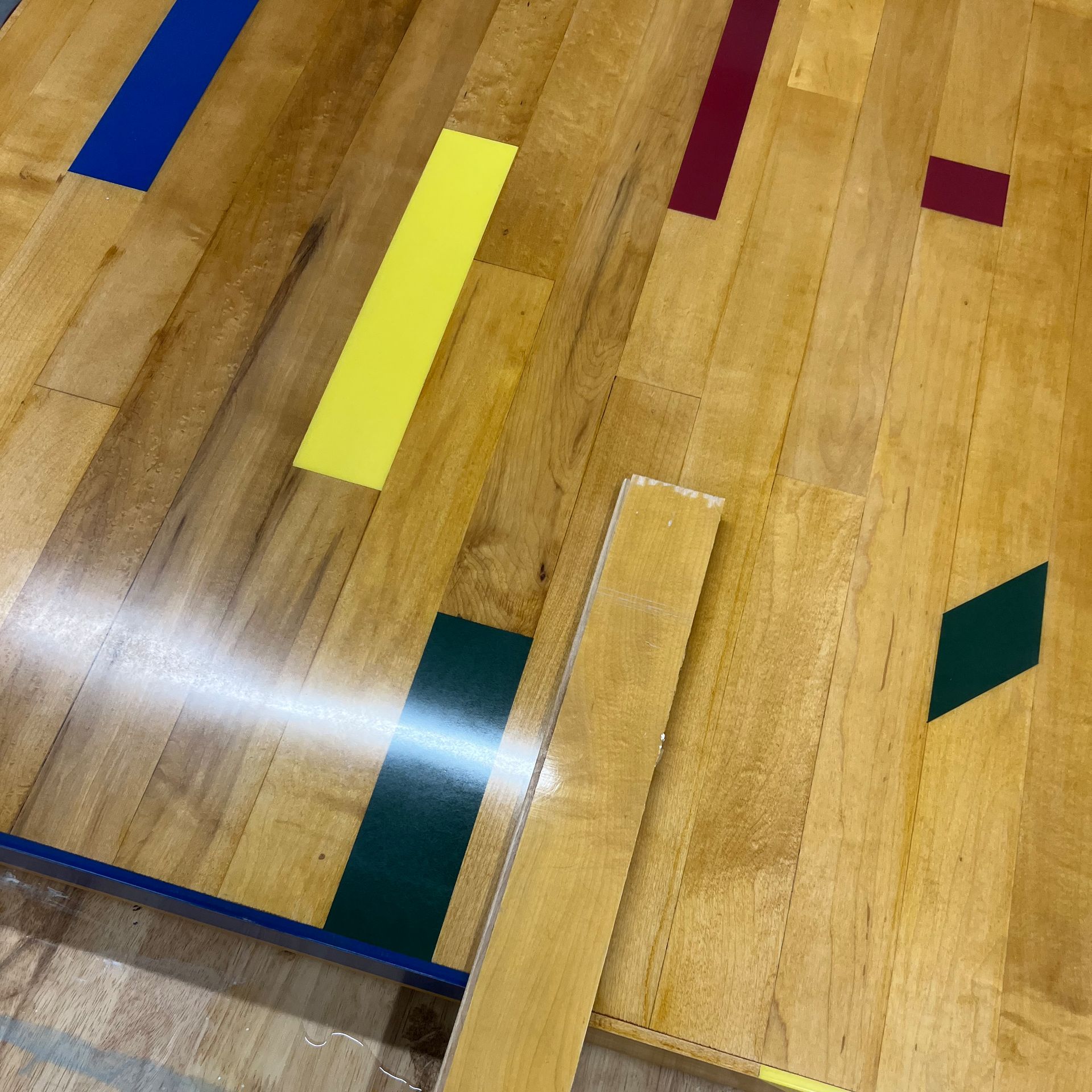 Reclaimed Gym Floor Coffee Table 6 