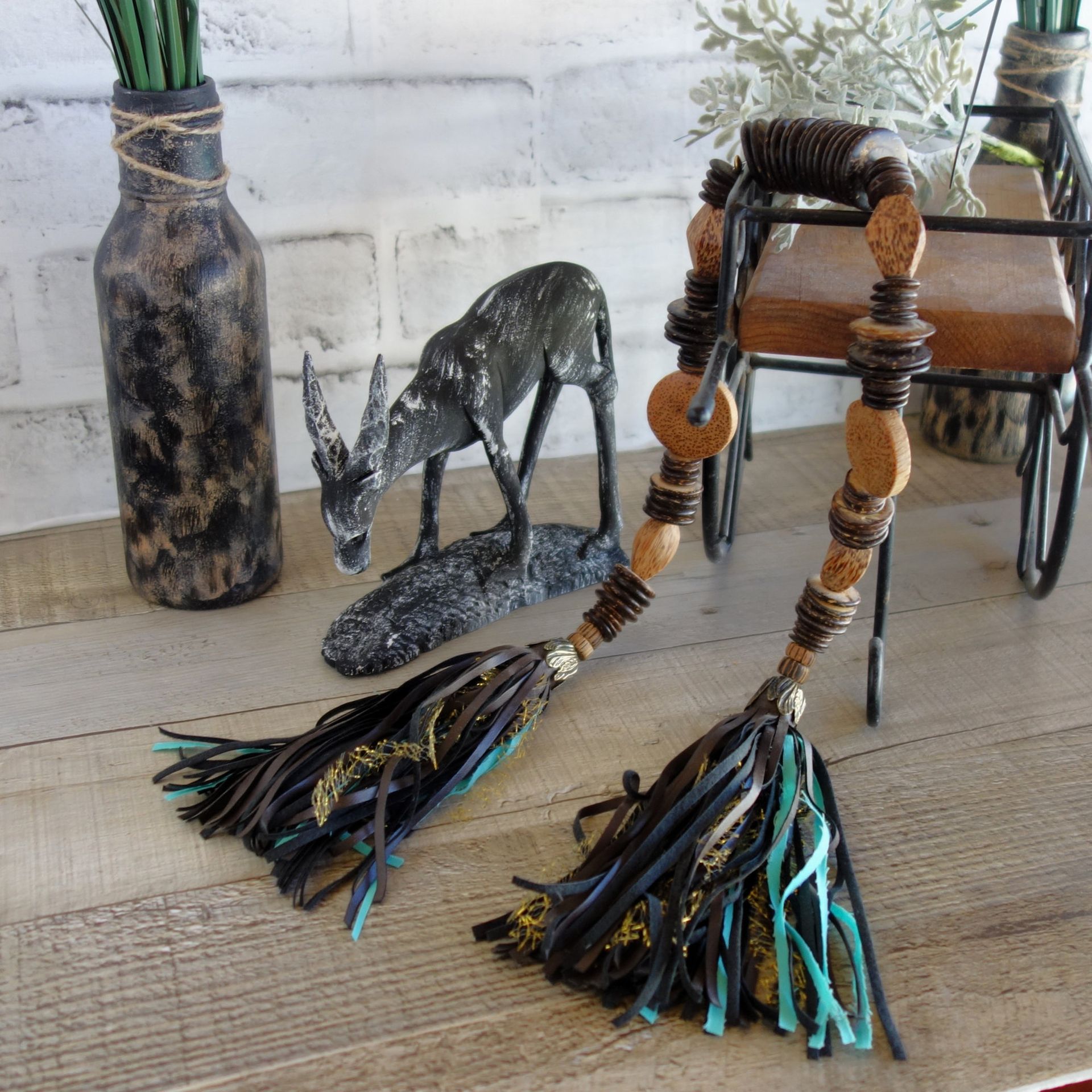 African Decor Animal Print Beaded Garland 1 